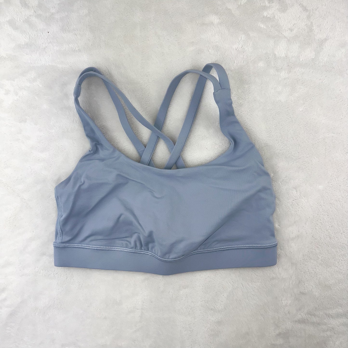 Size 4 Blue Linen Energy Bra