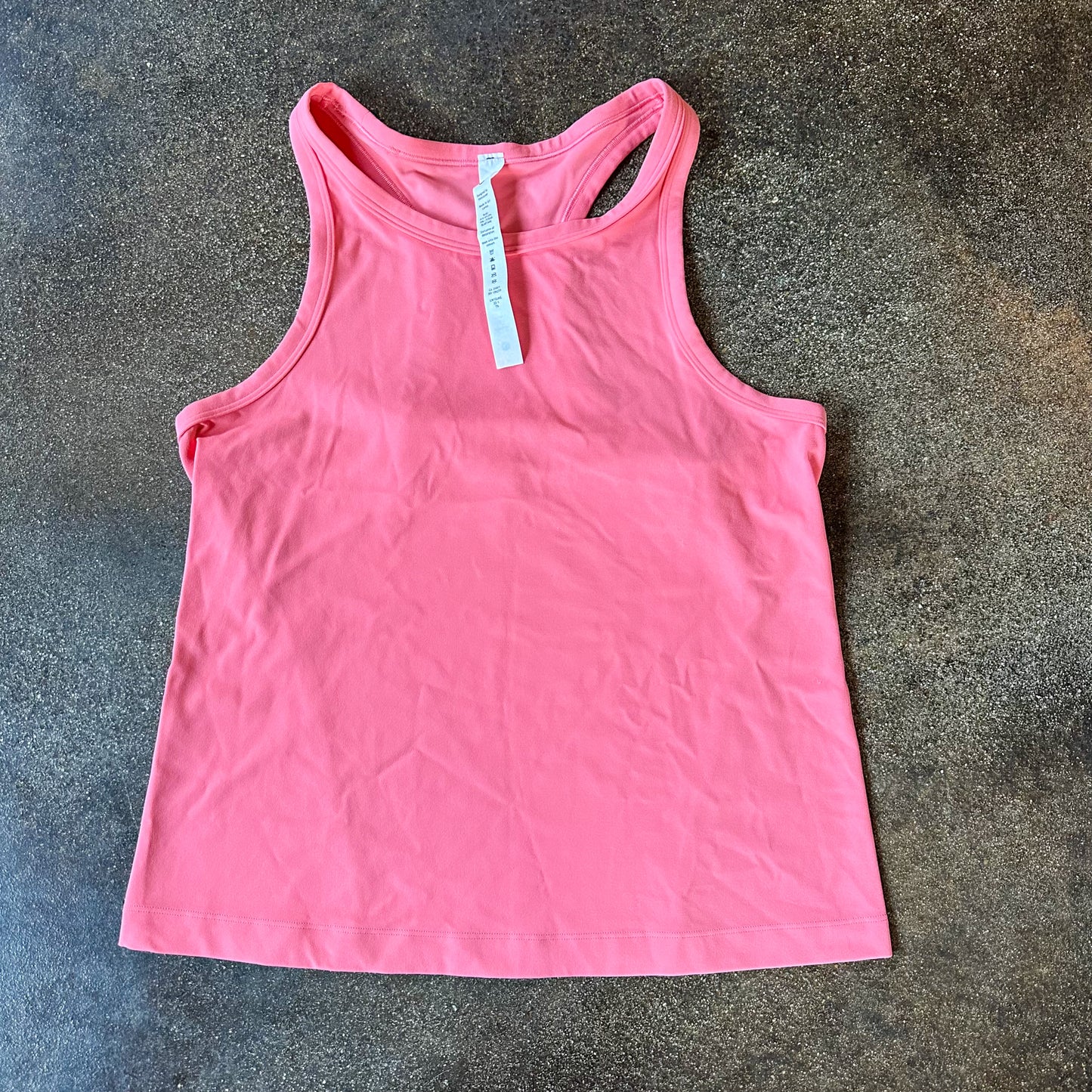 Size 10 Raspberry Cream Align Tank High-Neck