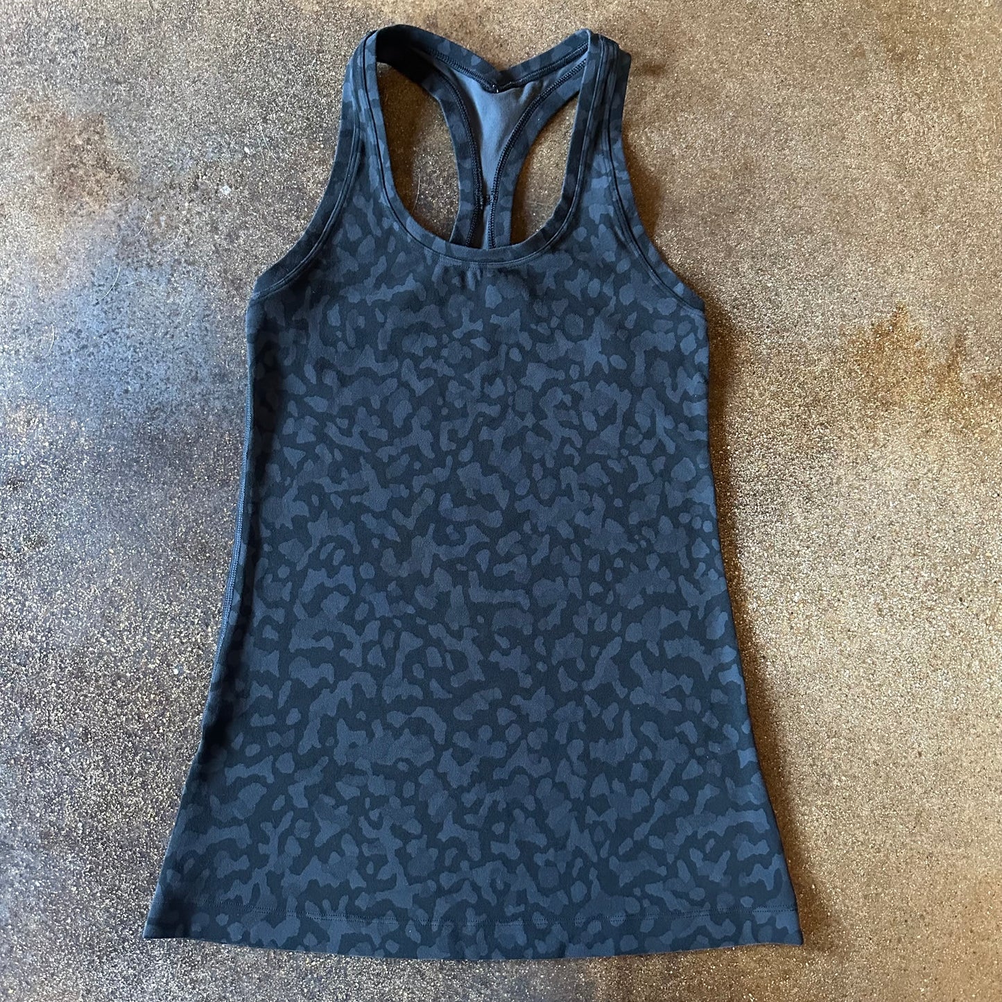 Size 4 Formation Camo Deep Coal Multi Cool Racerback Tank