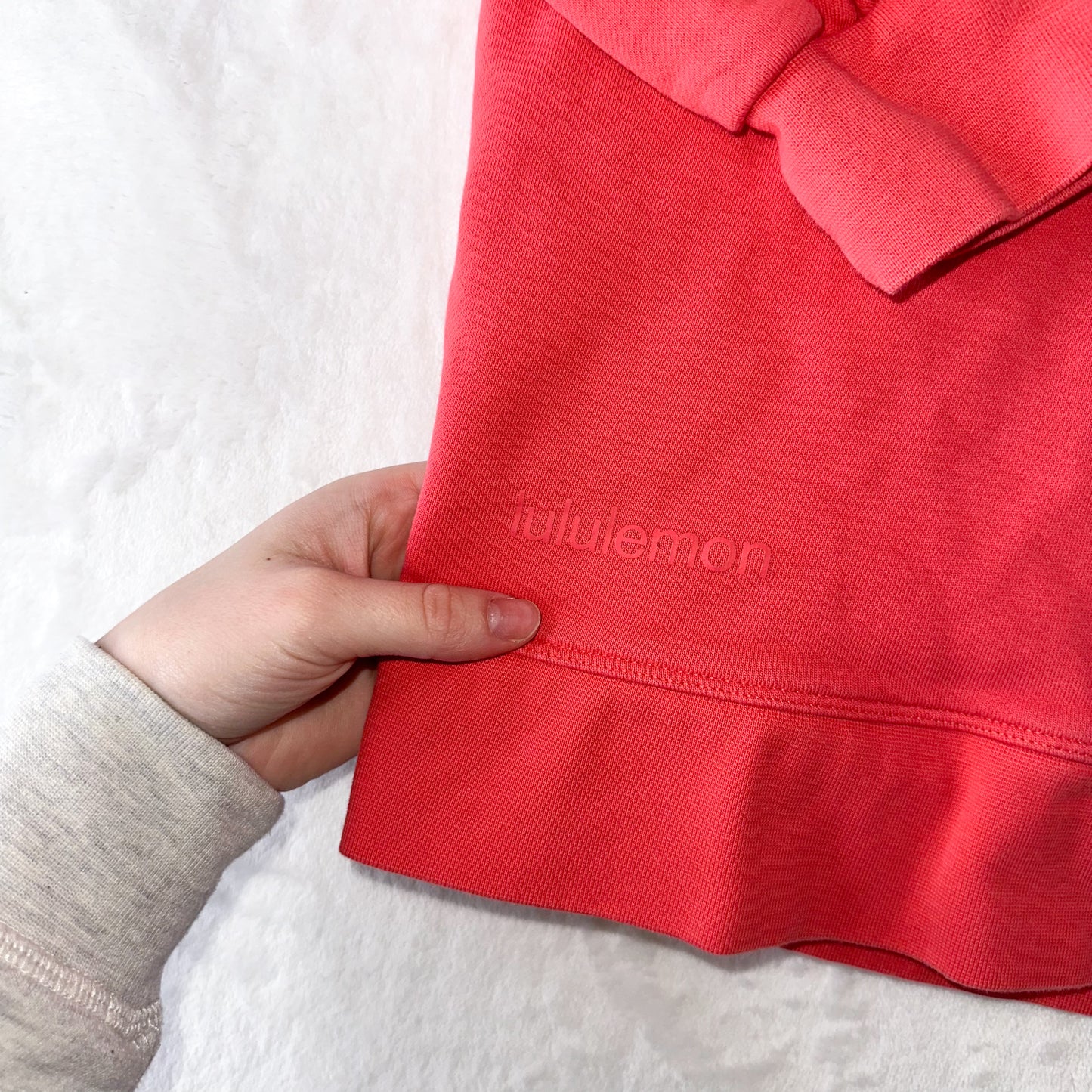 Size 6 Carnation Red Perfectly Oversized Crew