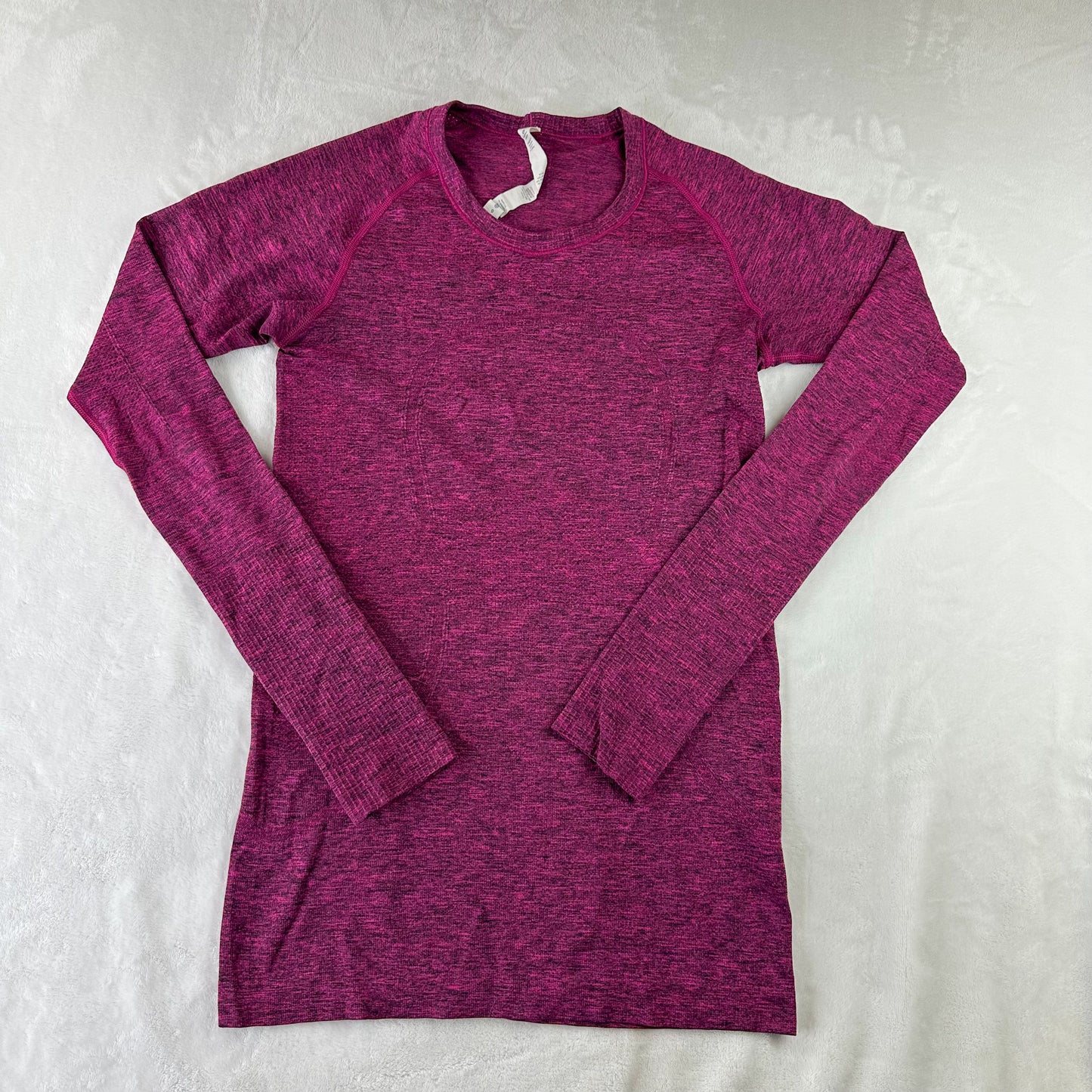 Size 6 Heathered Jewelled Magenta Swifly Long Sleeve