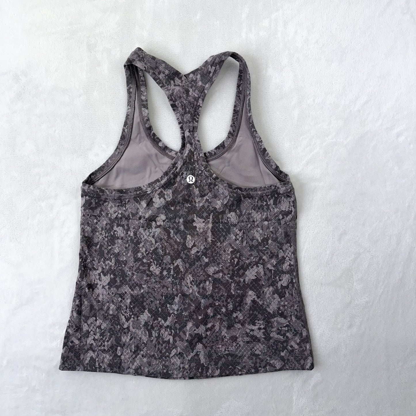 Size 4 Hideaway Camo Lunar Rock Multi Cool Racerback Tank *race length