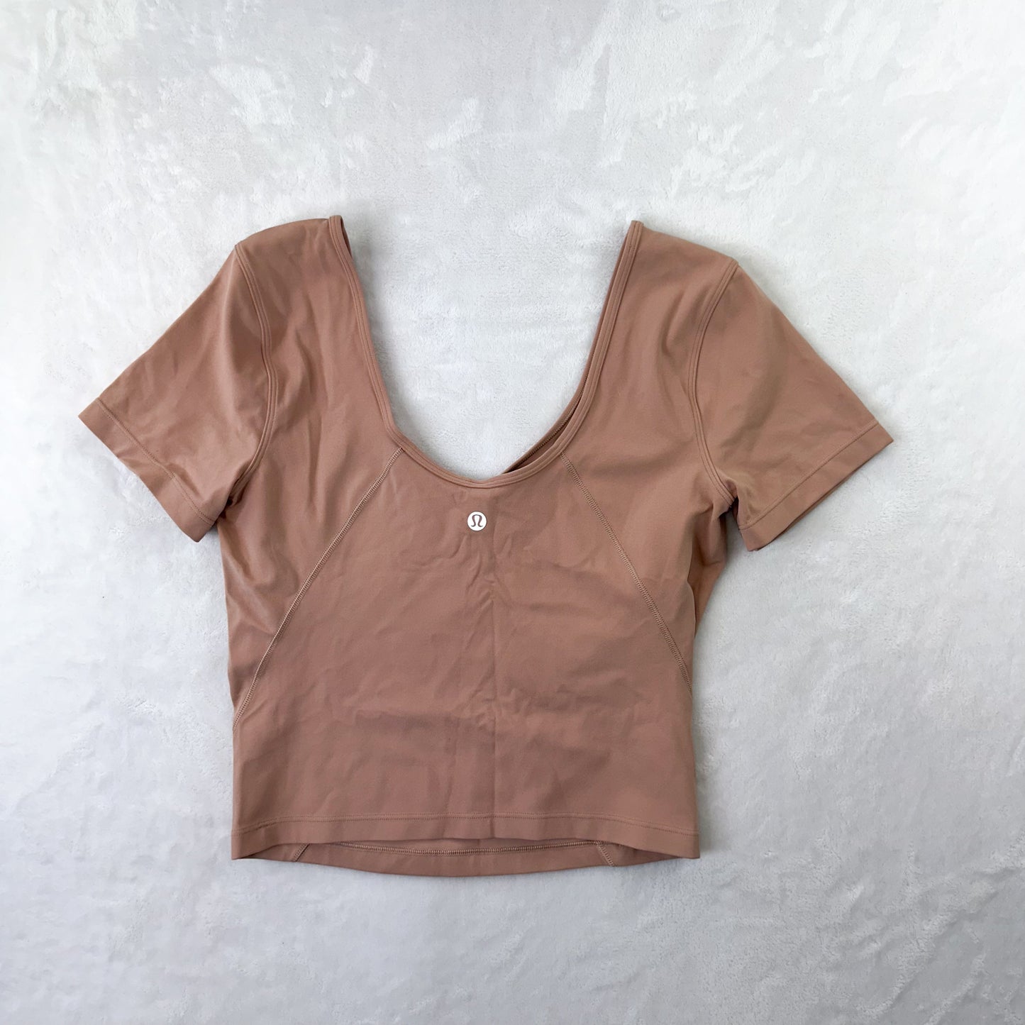 Size 6 Pink Clay Align T-Shirt