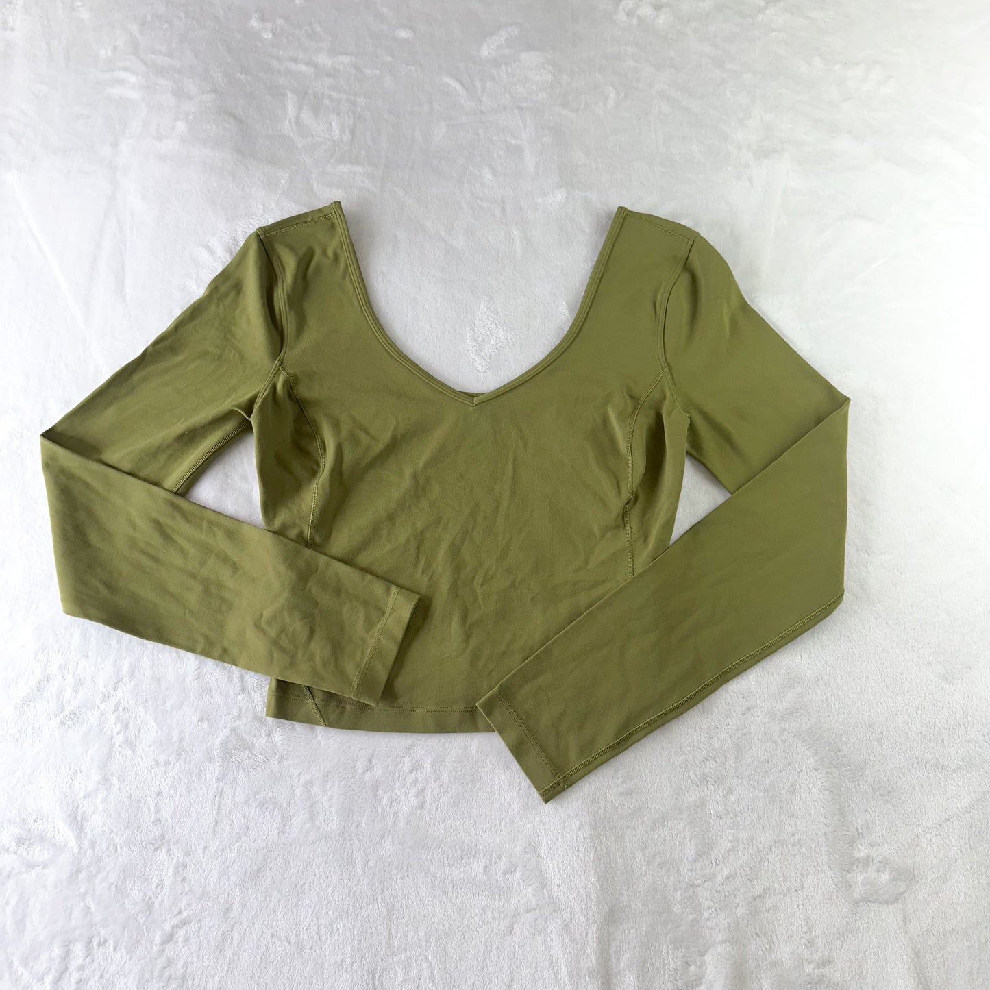 Size 6 Bronze Green Align Long Sleeve