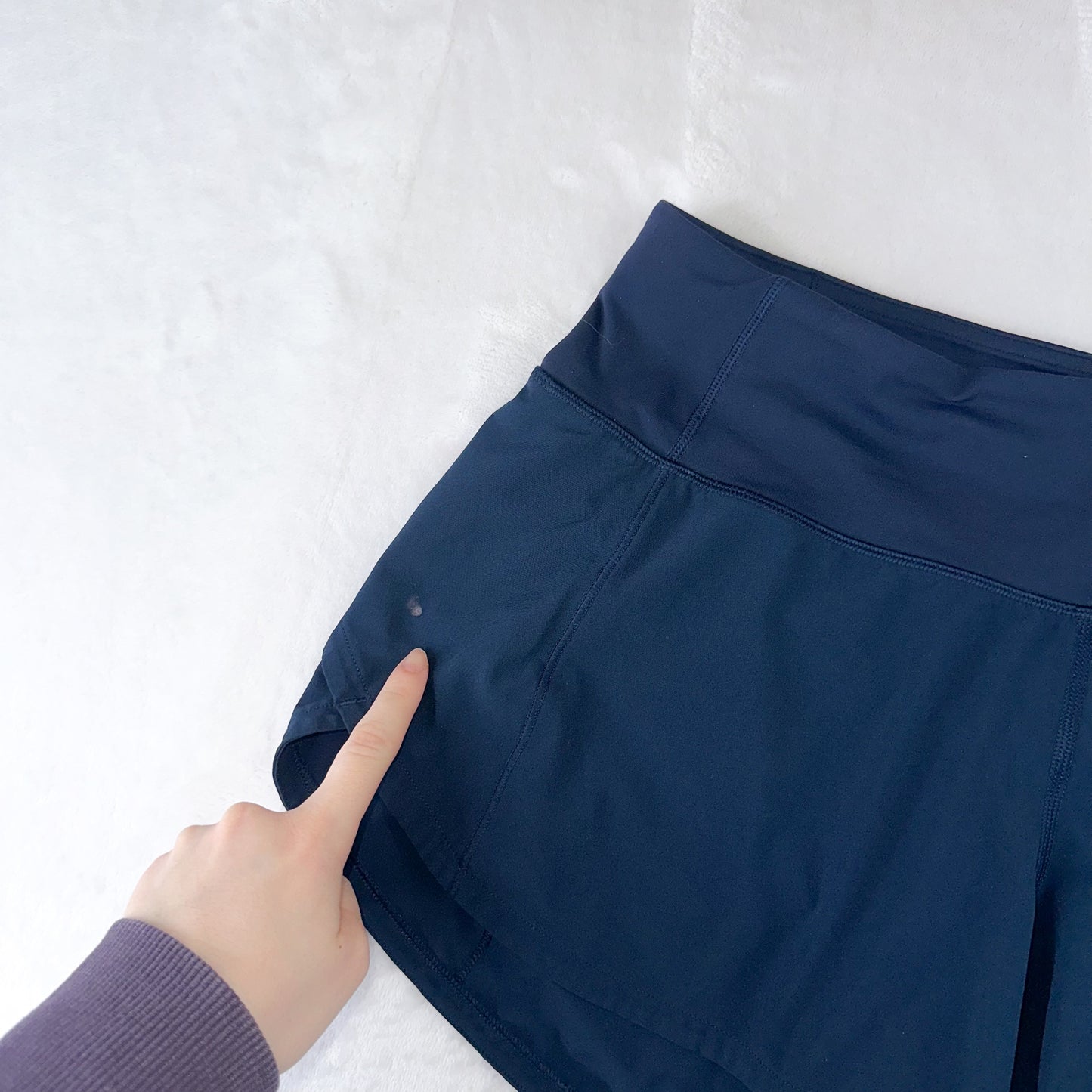 Size 4 True Navy Speed Up Mid-Rise 4”