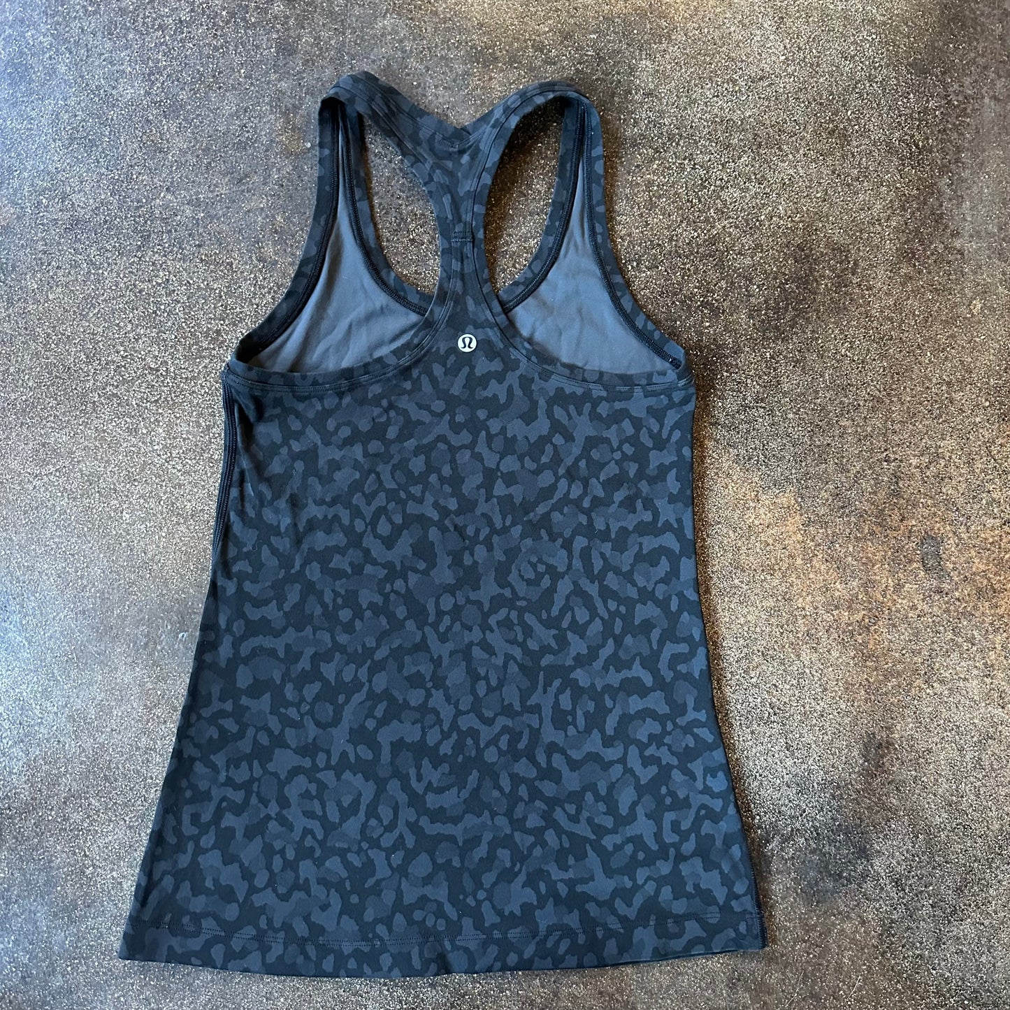 Size 6 Formation Camo Deep Coal Multi Cool Racerback Tank