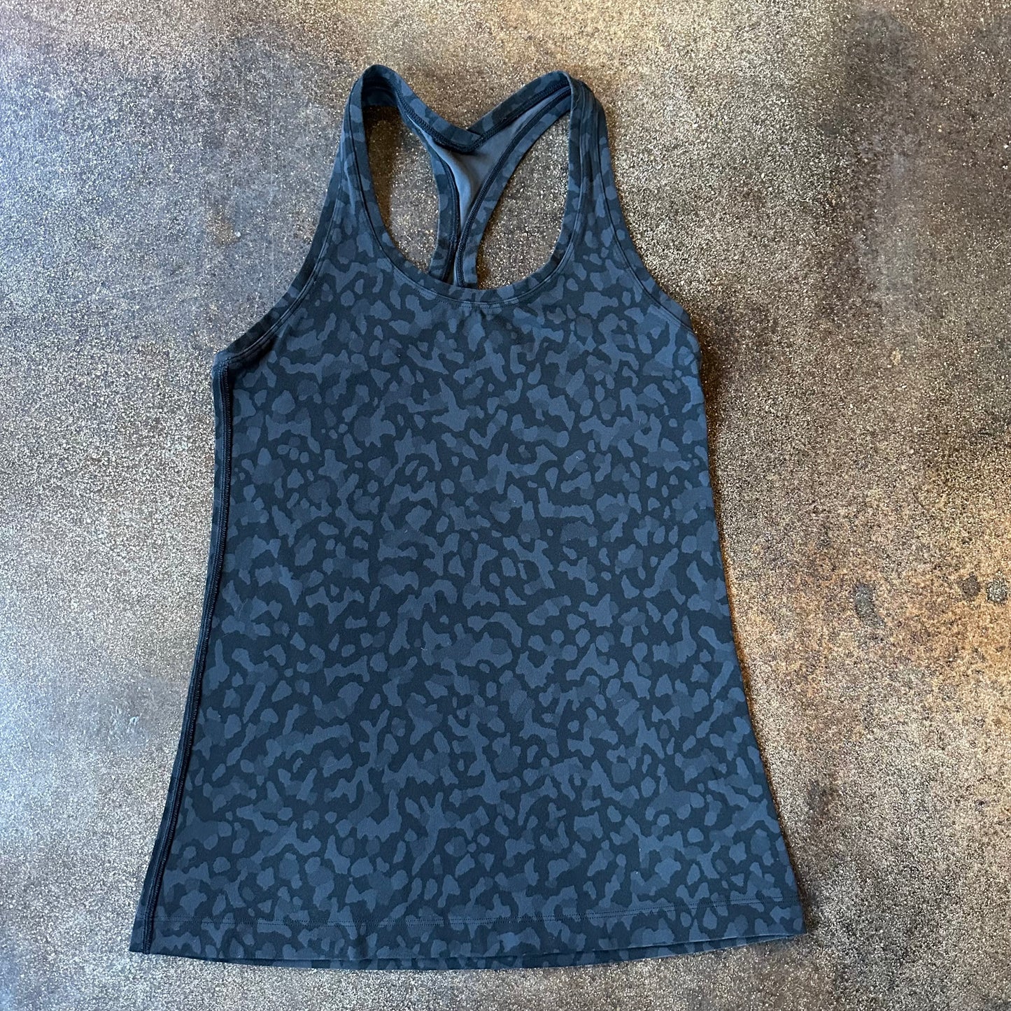 Size 8 Formation Camo Deep Coal Multi Cool Racerback Tank