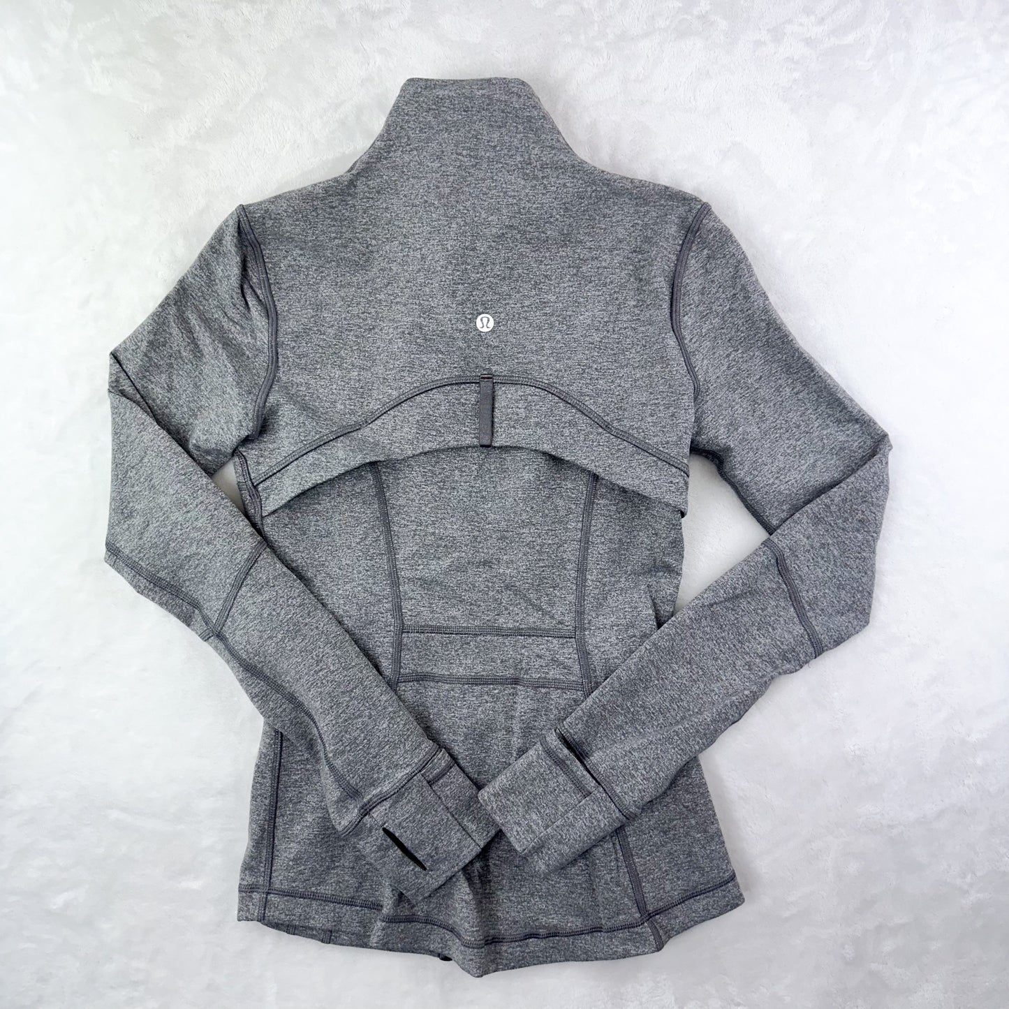Size 4 Heathered Slate Define Jacket