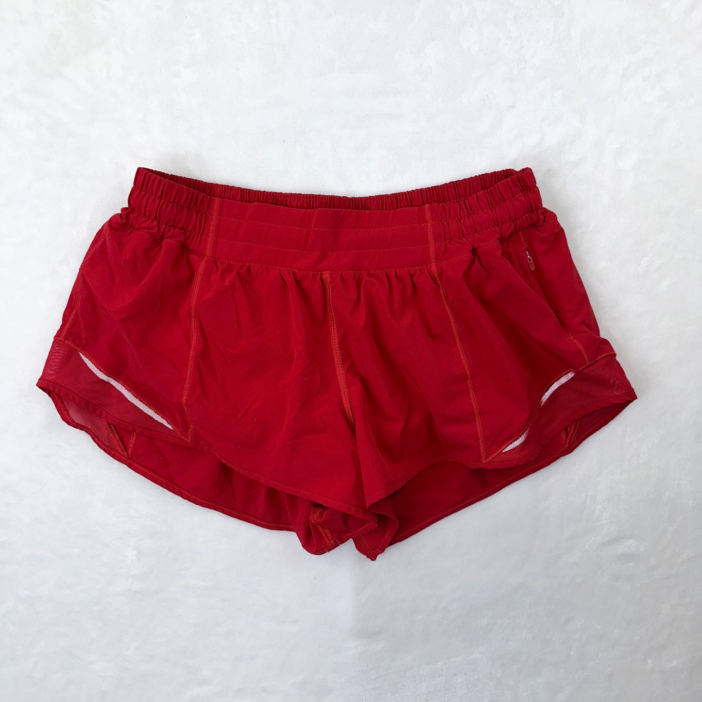 Size 10 Dark Red Hotty Hot Short 2.5”