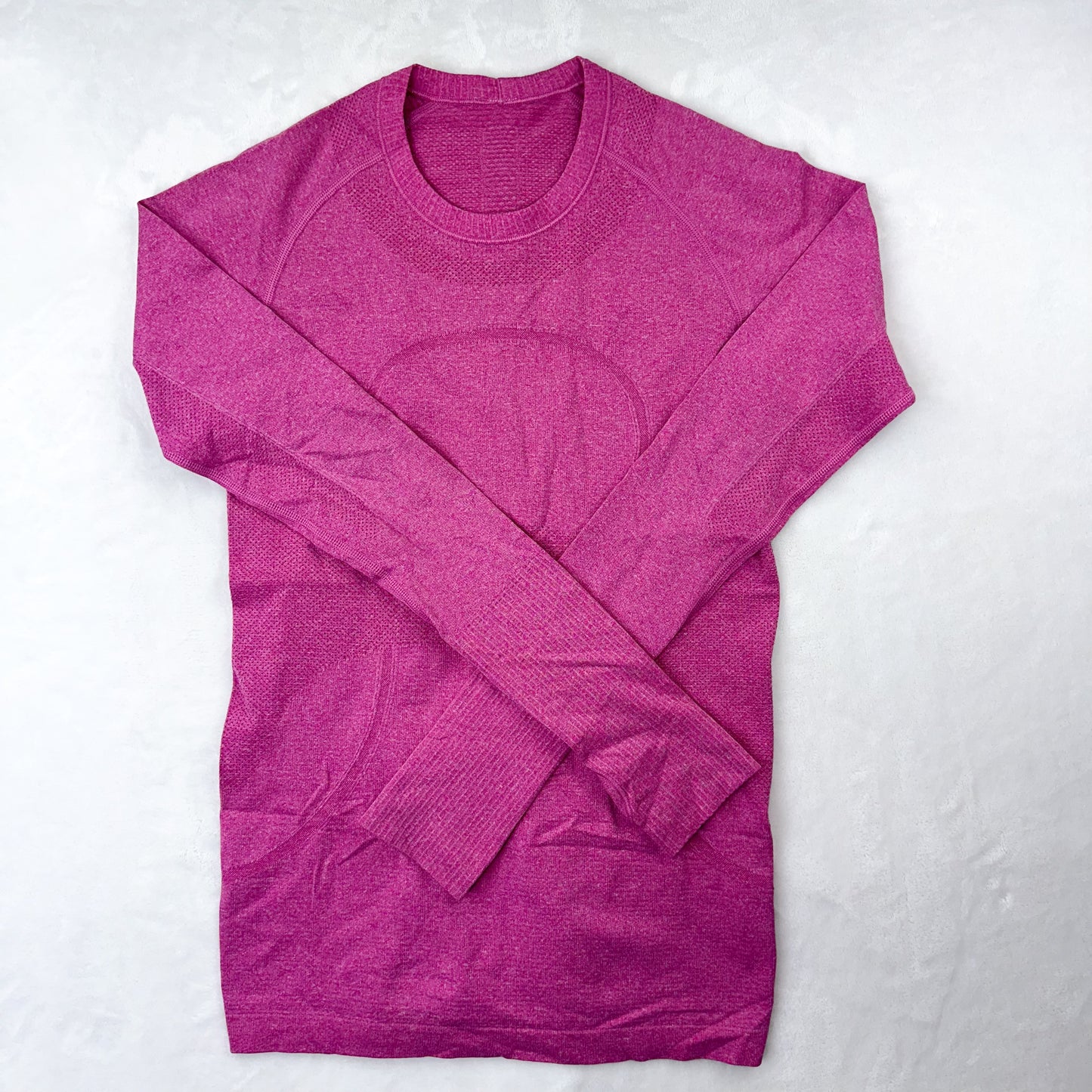 Size 6 Heathered Raspberry Swifly Long Sleeve
