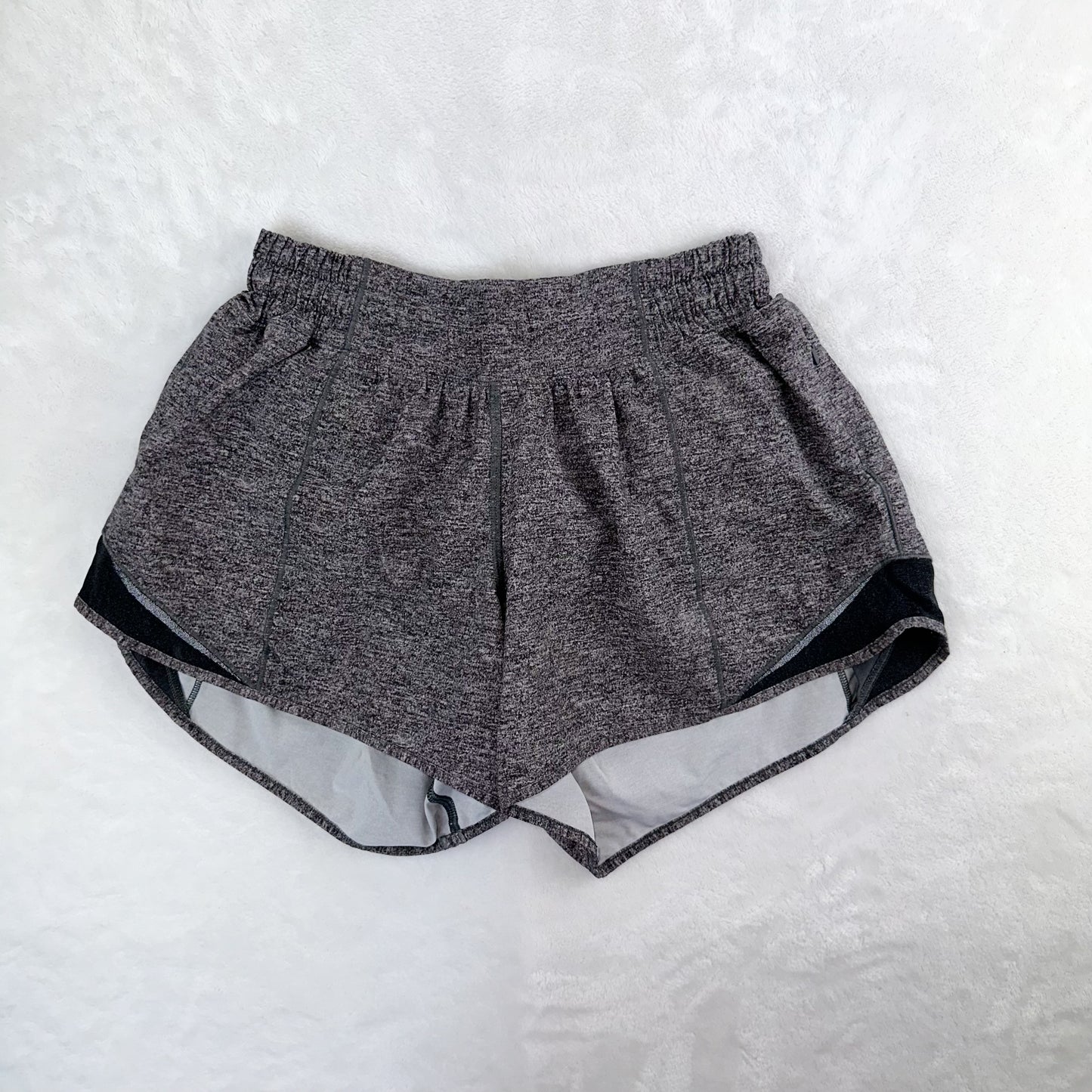 Size 4 Heather Lux Multi Black Hotty Hot Short 4”