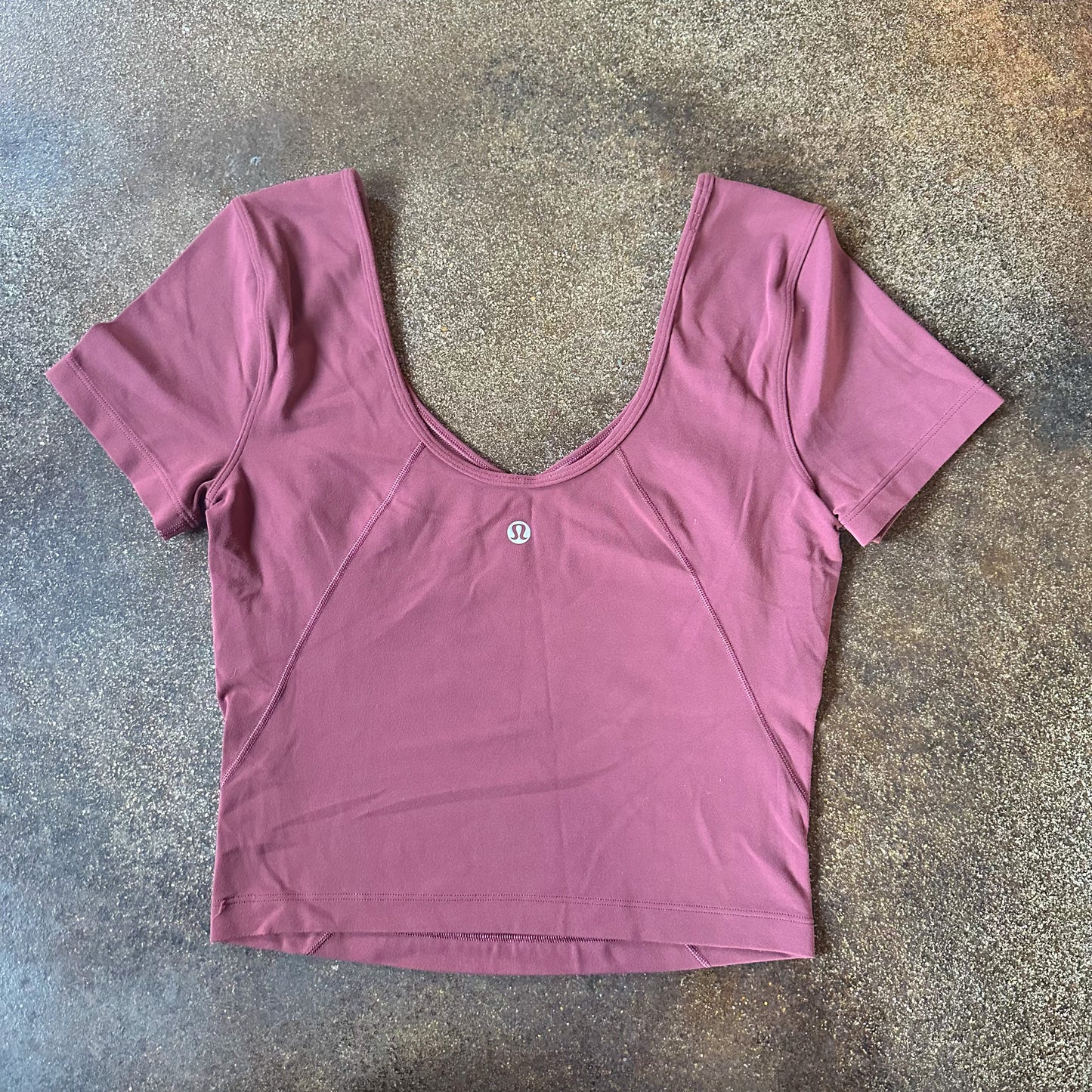 Size 4 Smokey Red Align T-Shirt