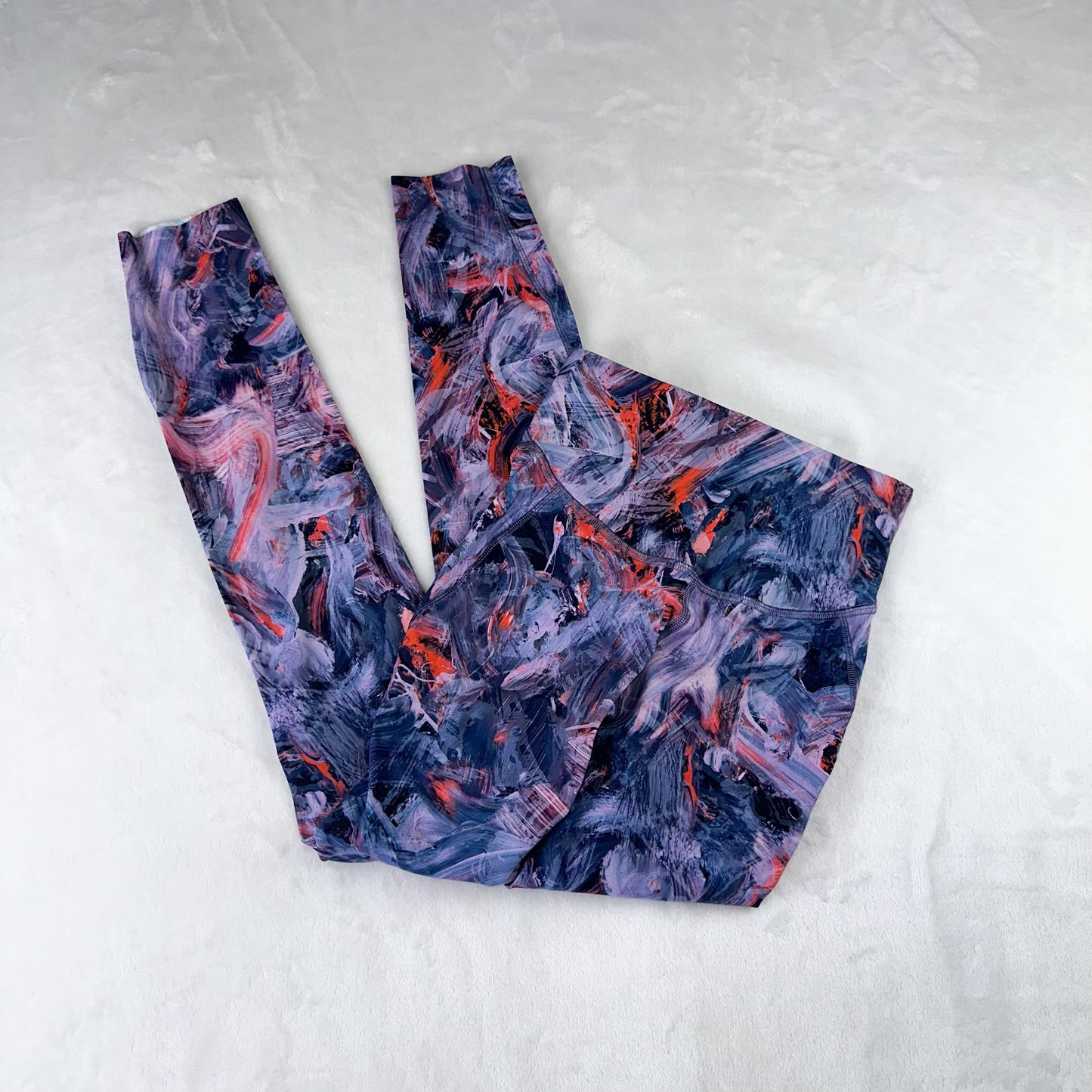 Size 0 Atmospheric Purple Multi Base Pace Legging 25”