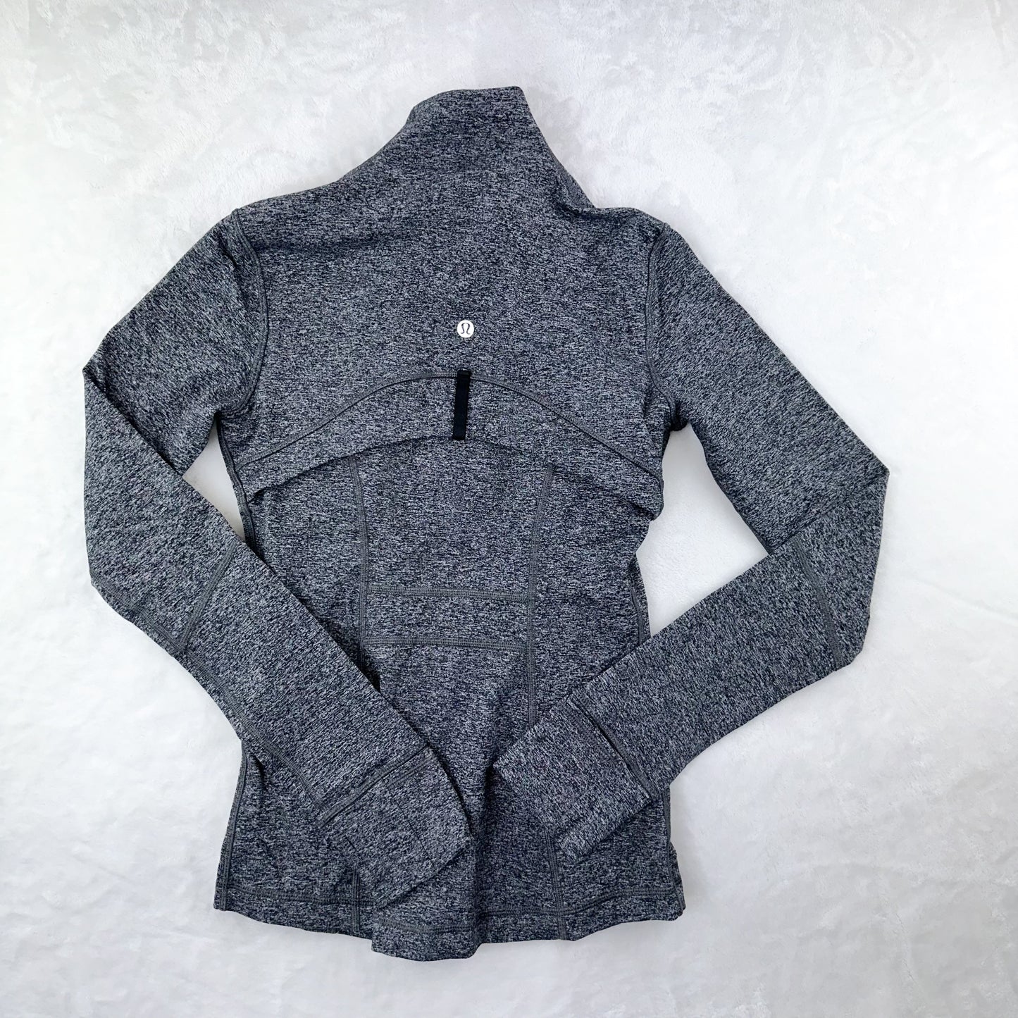 Size 4 Heathered Black Define Jacket