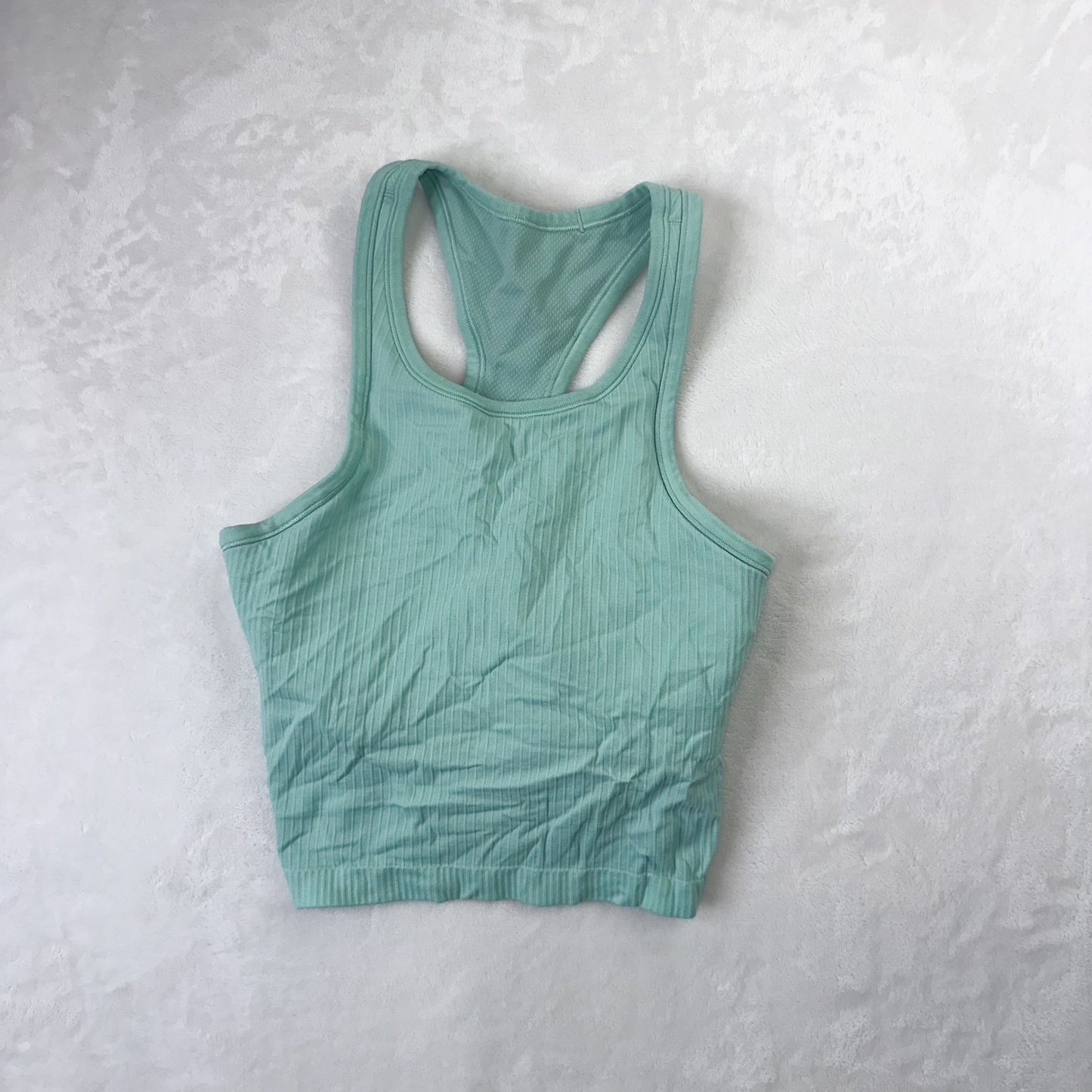 Size 6 Wild Mint Ebb to Street Cropped Tank