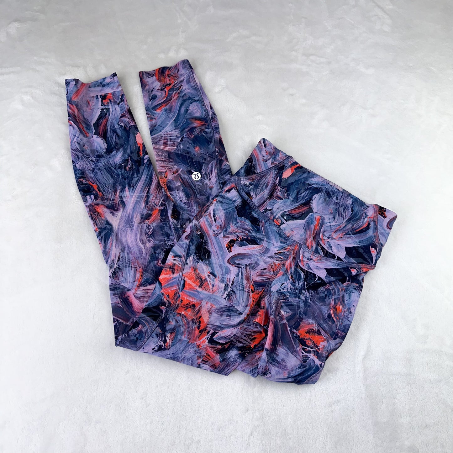 Size 0 Atmospheric Purple Multi Base Pace Legging 25”