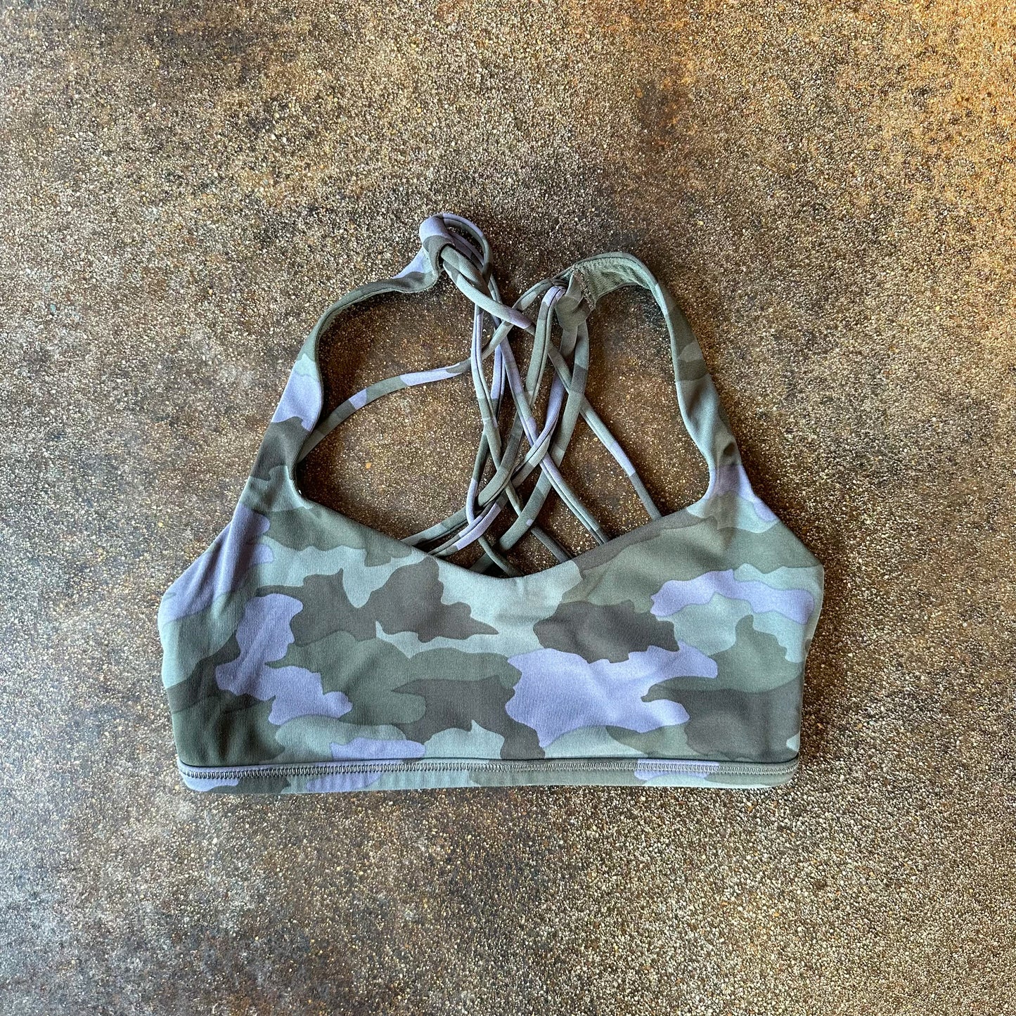 Size 4 Heritage 365 Camo Dusky Lavender Multi Free to Be Bra