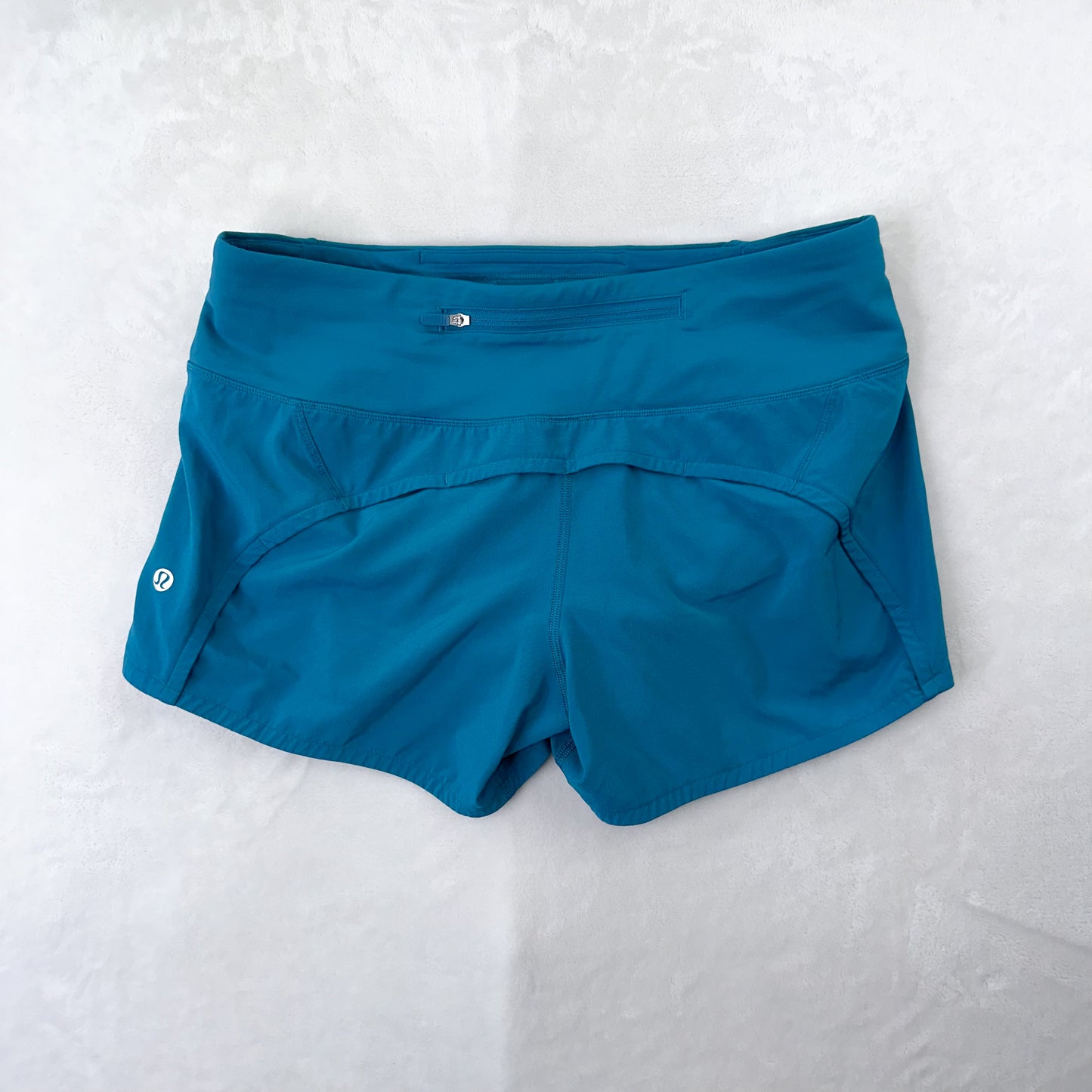 Size 6 Teal Blue Run Times Short 4”