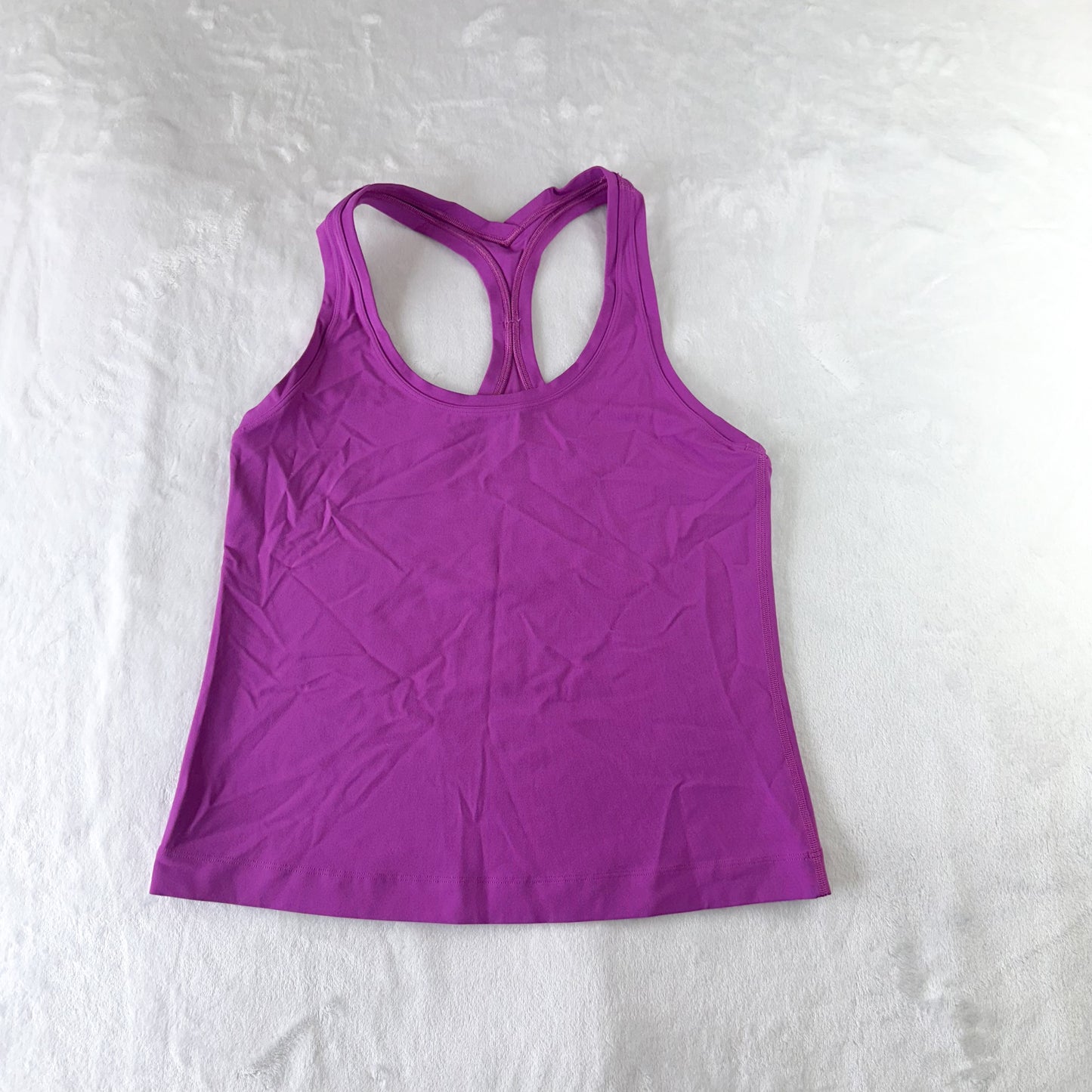 Size 8 Vivid Plum Cool Racerback Tank *race length