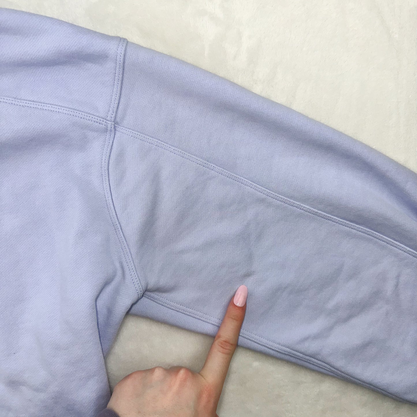 Size 4 Blissful Blue Perfectly Oversized Crew