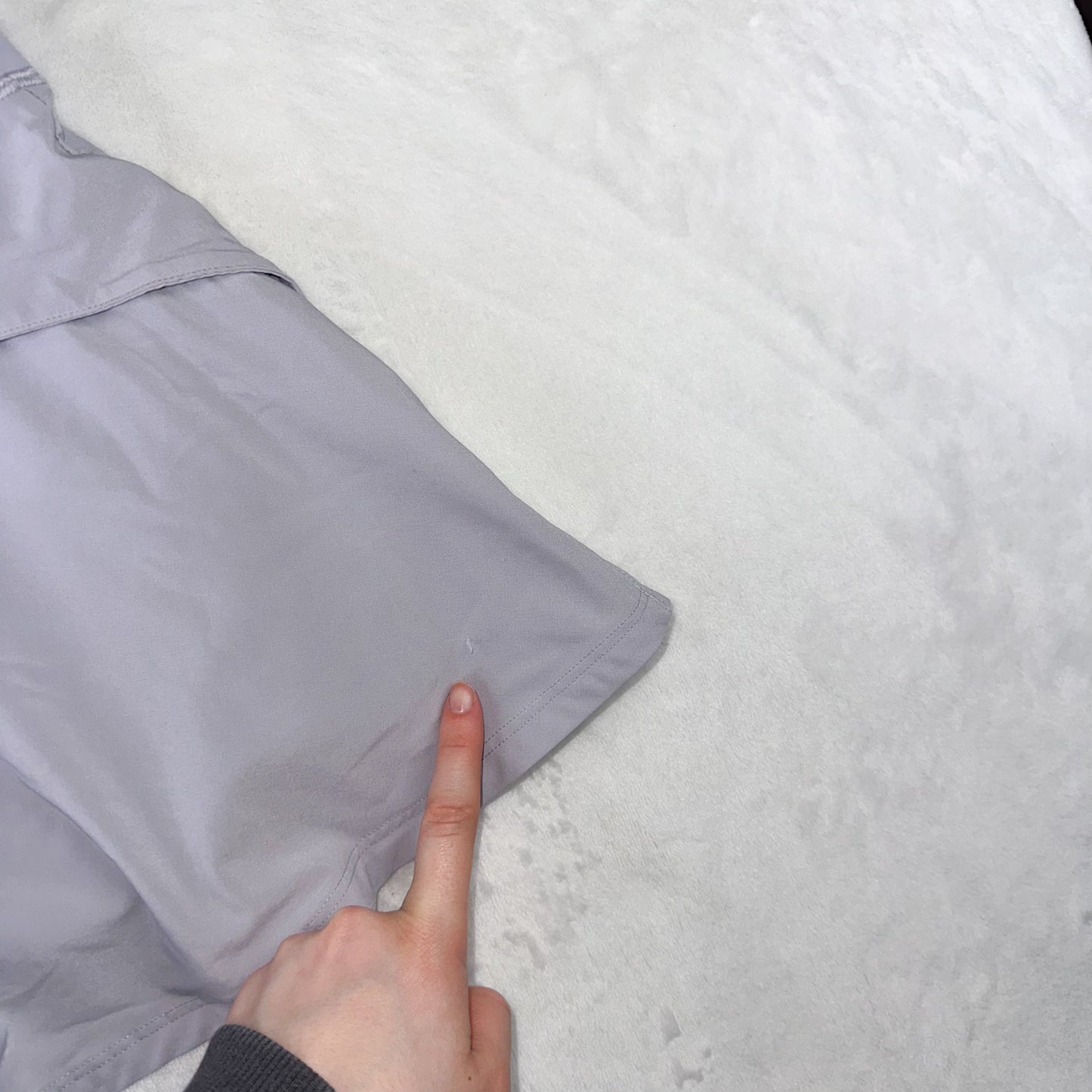 Size 6 Silver Lilac Play Off The Pleats Skirt 13”