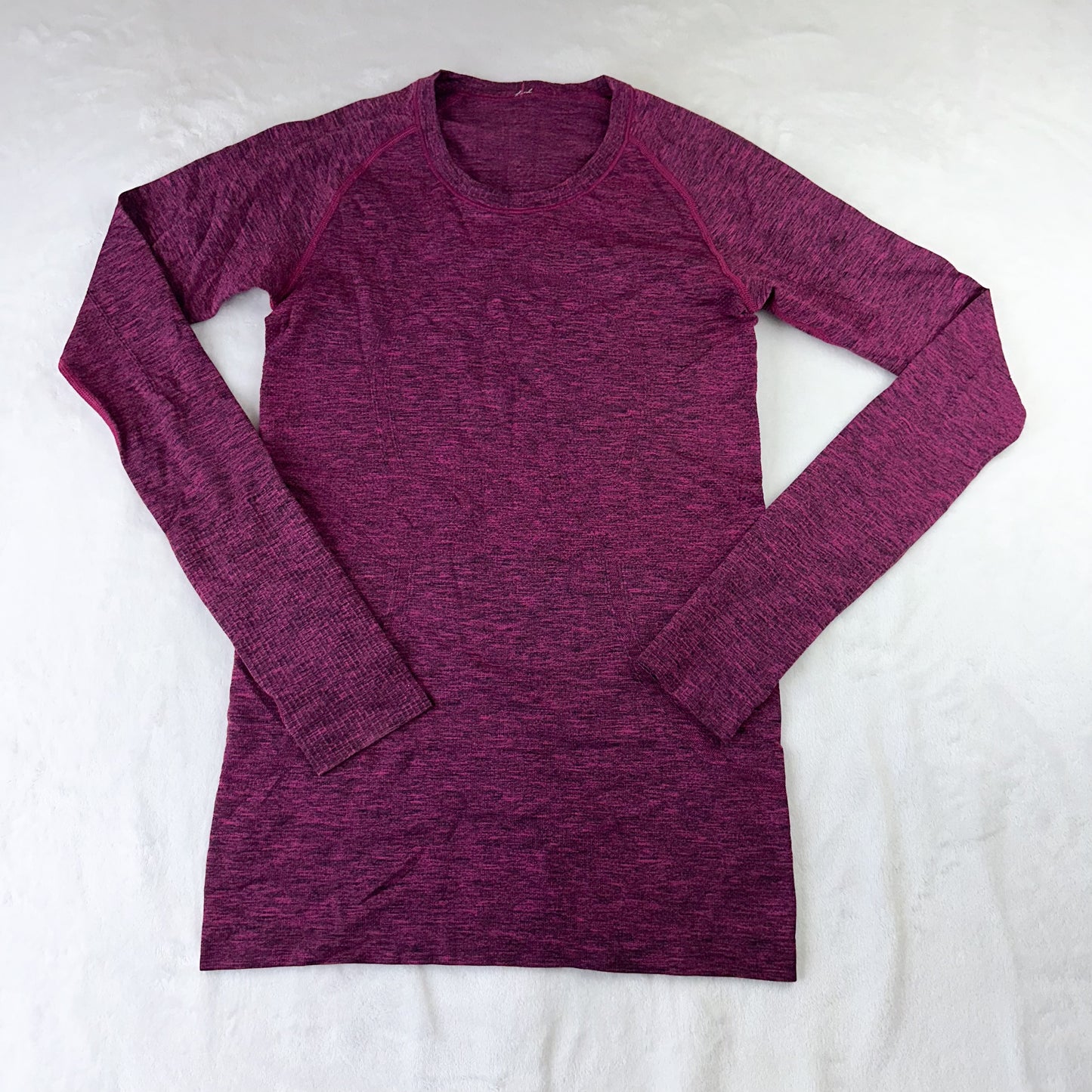 Size 6 Heathered Dashing Purple Swifly Long Sleeve