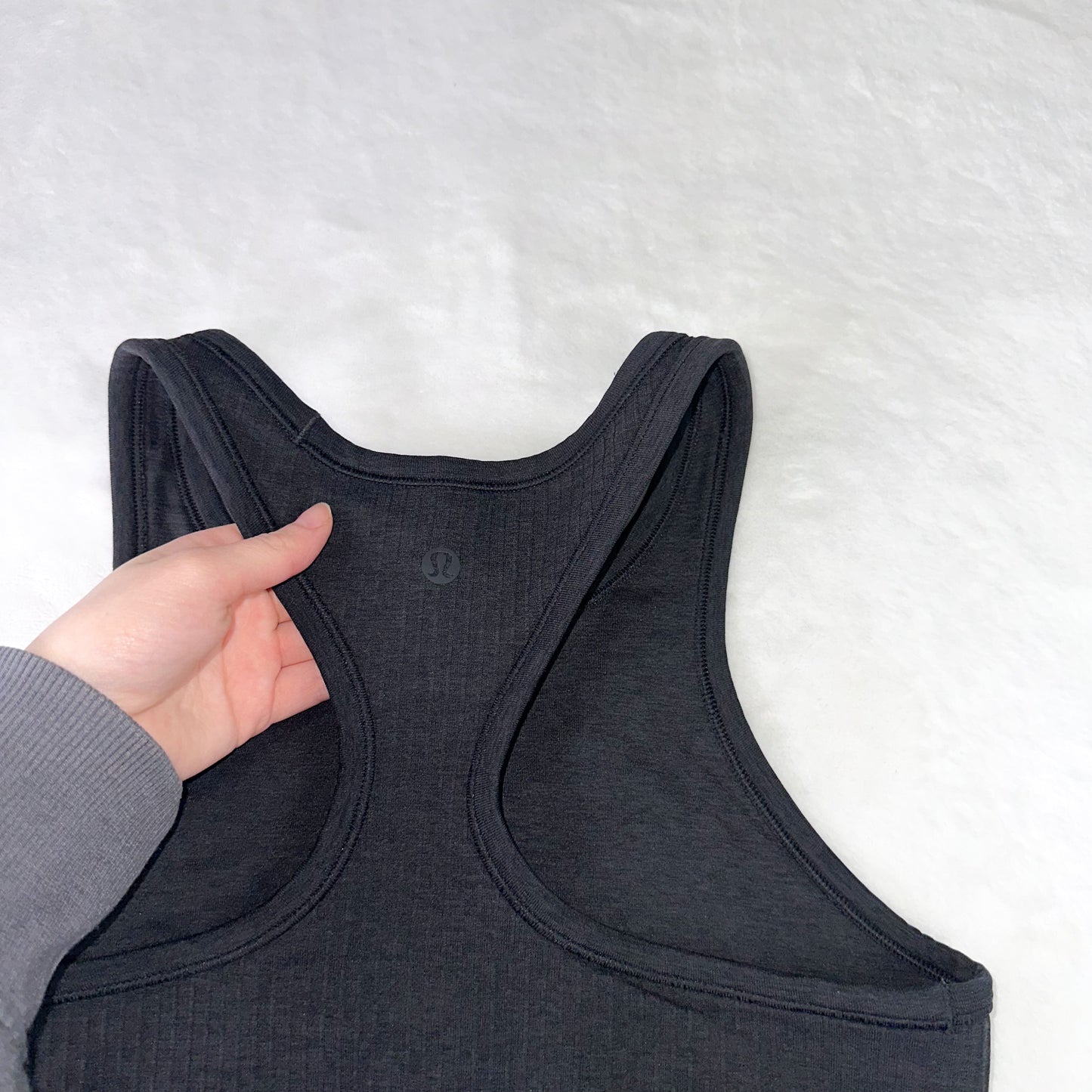 Size 8 Black Ebb To Street Racerback Tank