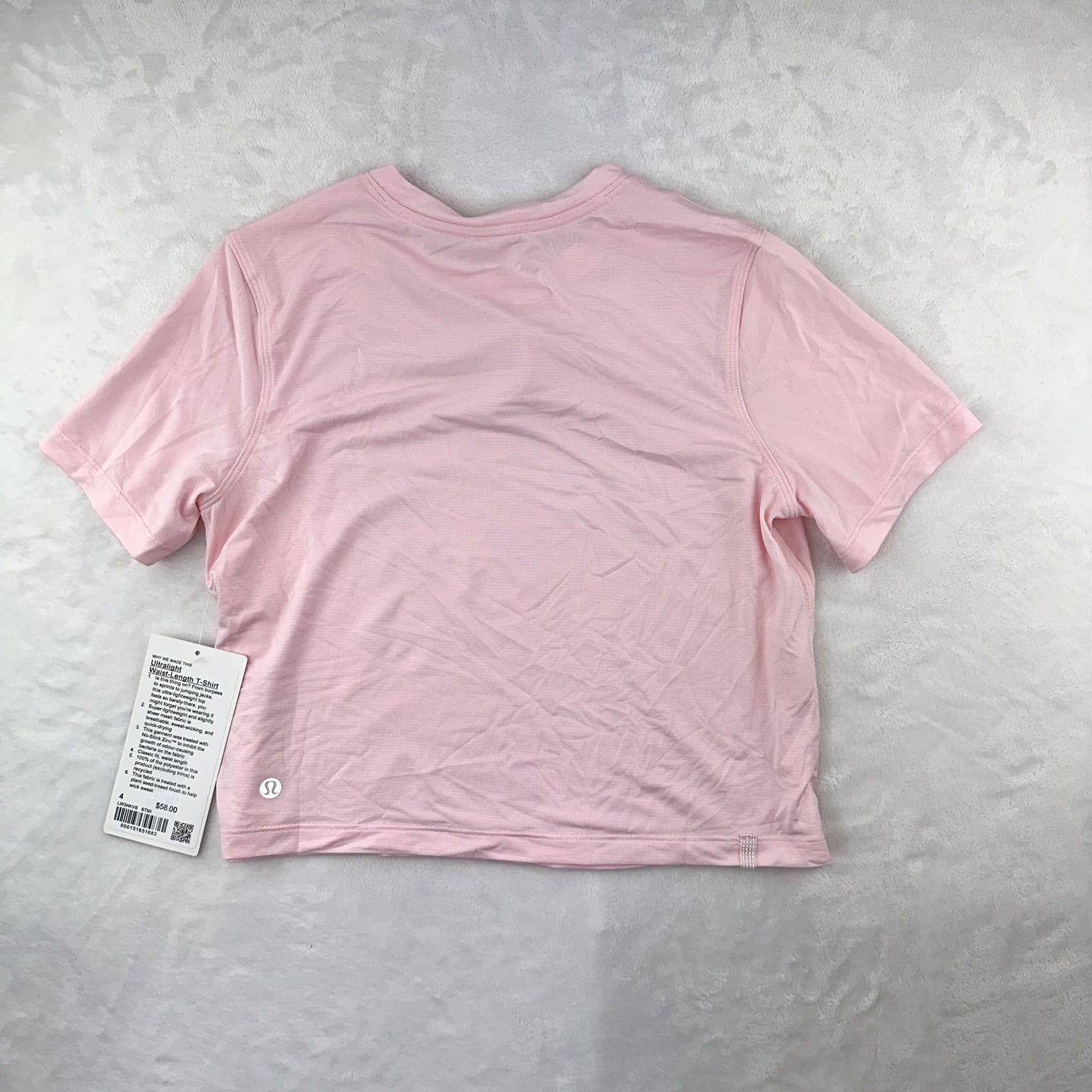 Size 4 Strawberry Milkshake BNWT Ultralight Waist-Length T-Shirt