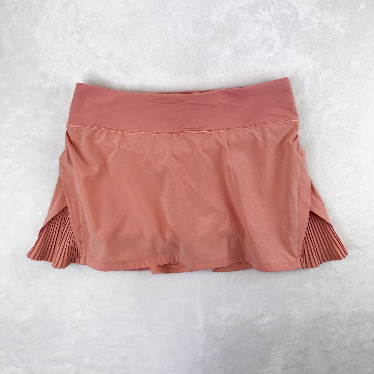 Size 6 Peach Pink Play Off The Pleats Skirt 13"