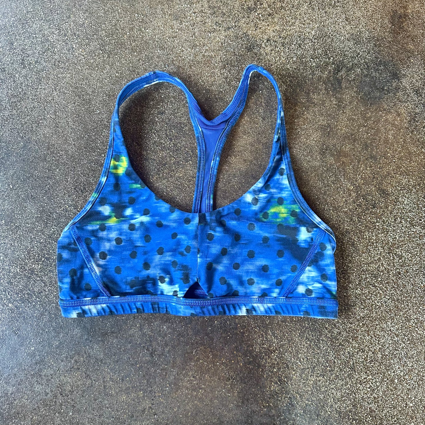 Size 6 Windy Blooms Saphire Blue Multi Intrinsic Bra