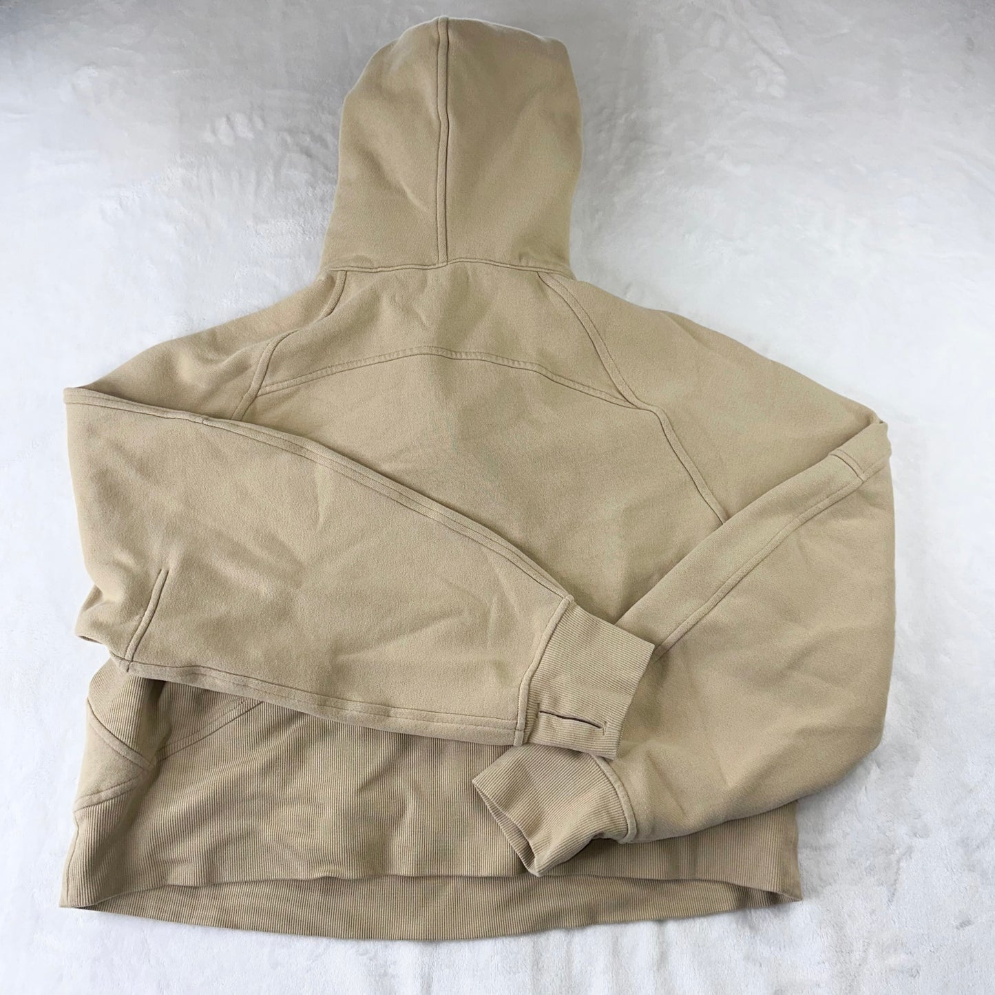Size M/L Trench Scuba Oversized Half Zip Hoodie
