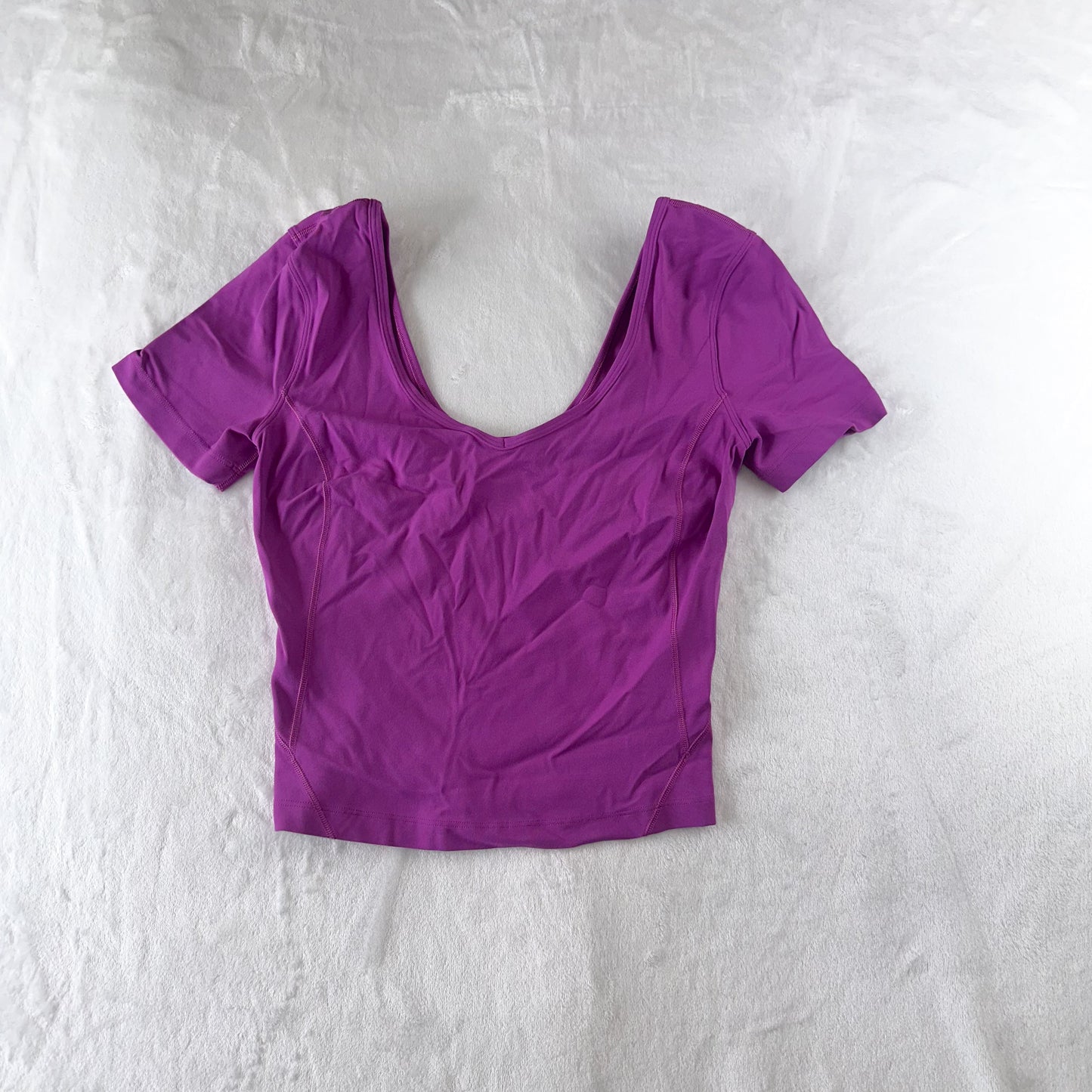 Size 6 Vivid Plum Align T-shirt