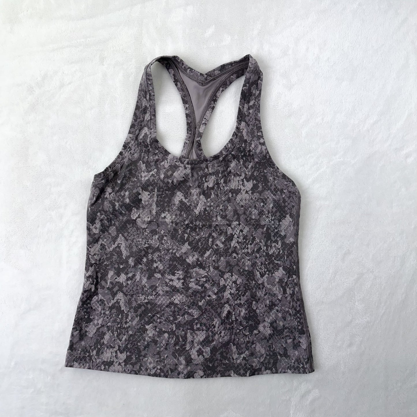 Size 4 Hideaway Camo Lunar Rock Multi Cool Racerback Tank *race length