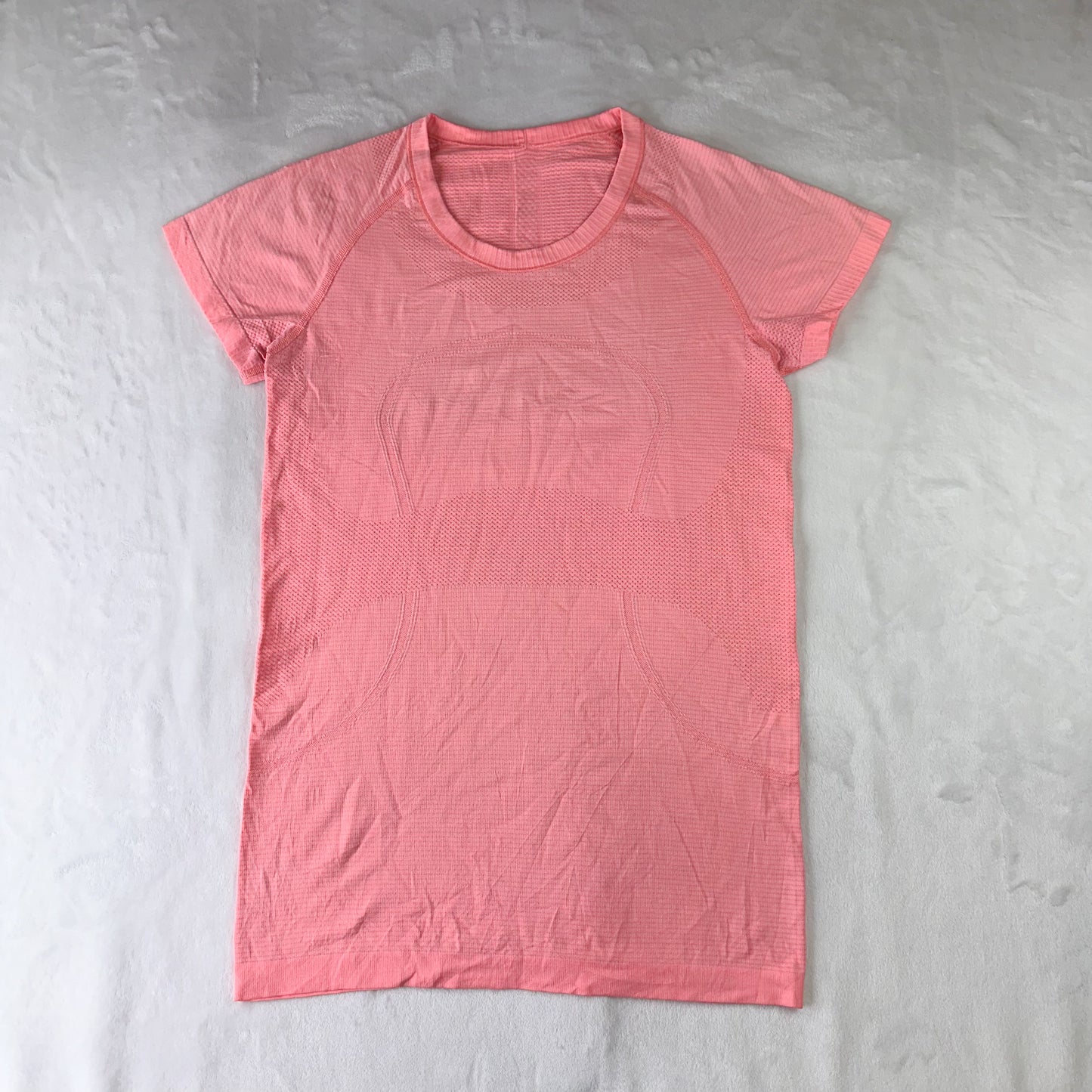Size 8 Heathered Very Light Flare Swifly Short Sleeve