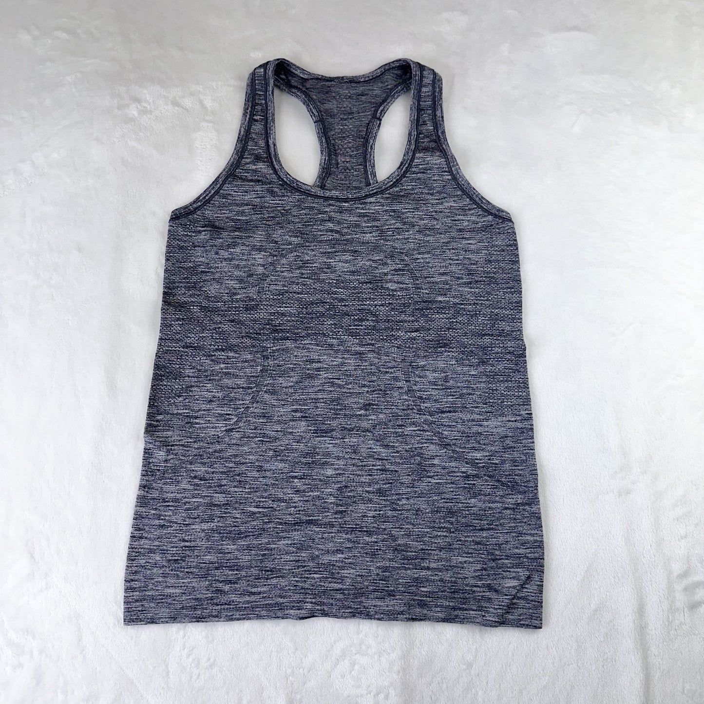 Size 6 Heathered Hero Blue Swifly Tank