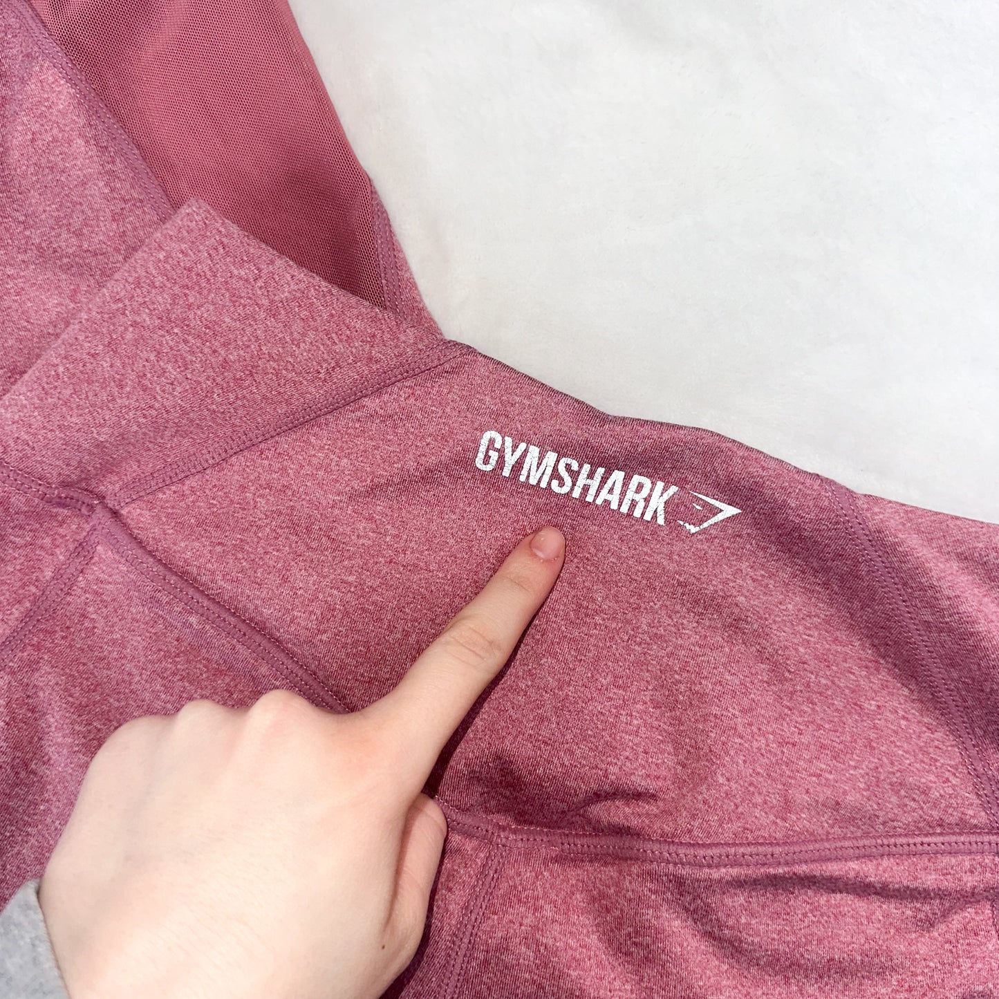 Size M Dusky Pink Marl Sleek Sculpture Legging 2.0