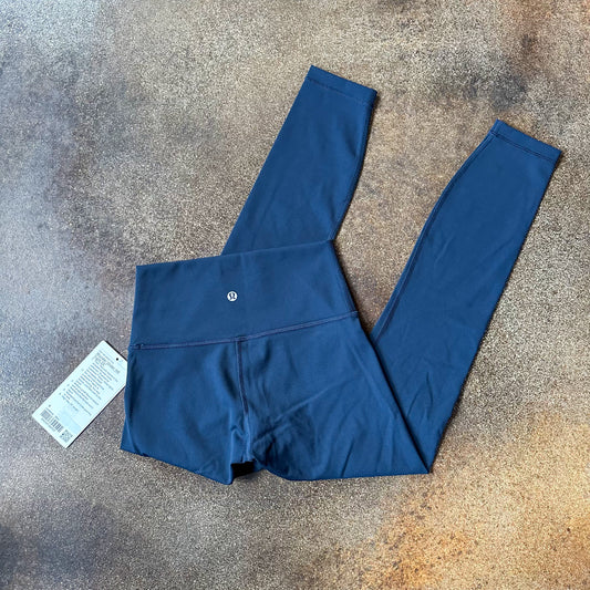 Size 4 True Navy BNWT Wunder Train Legging 25”