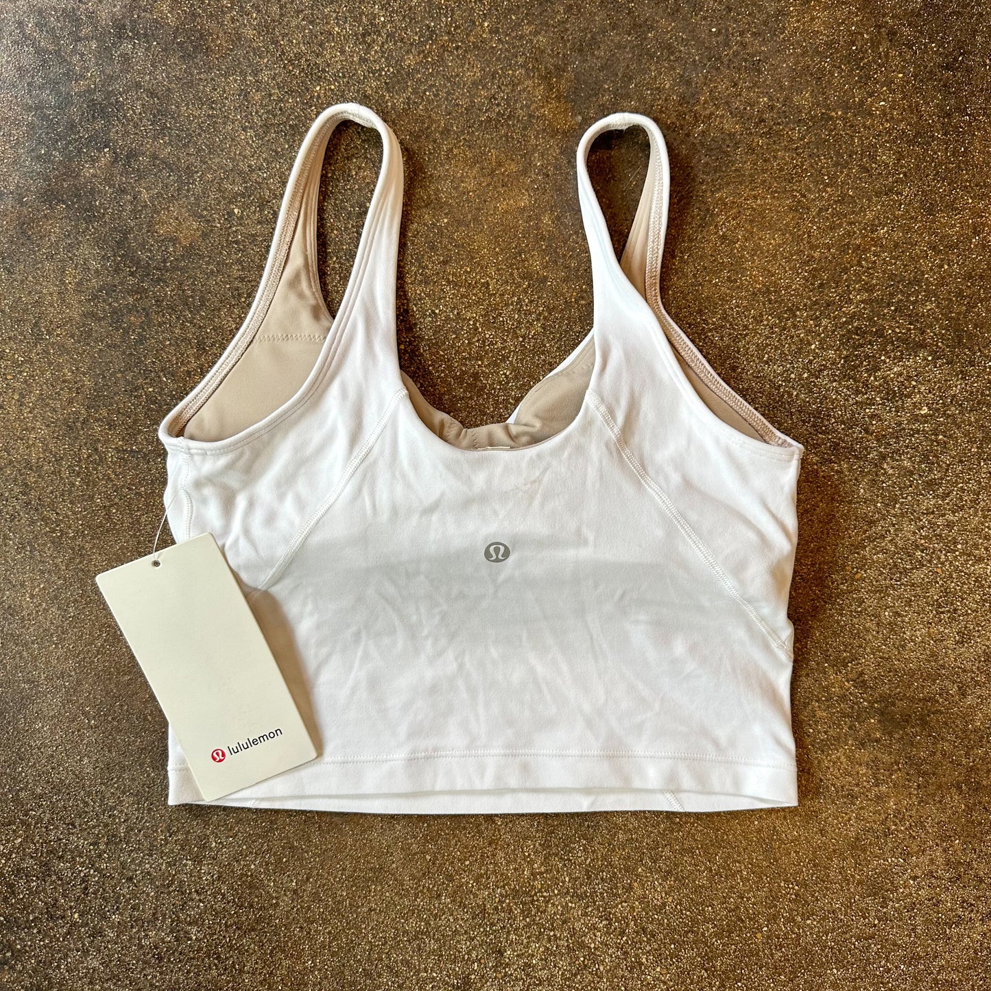 Size 6 BNWT White Align Tank