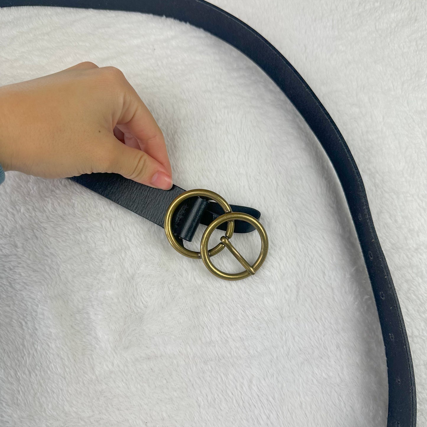Size Small Hollister Gold Hoop Belt