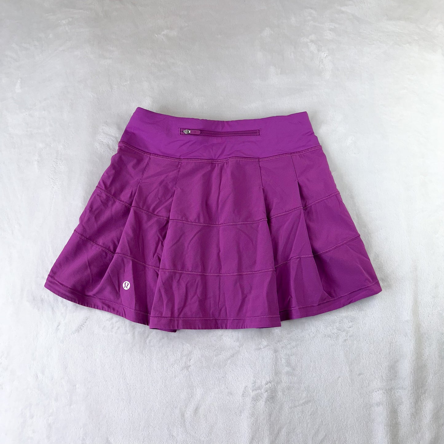 Size 0 Vivid Plum Pace Rival Mid-Rise Skirt