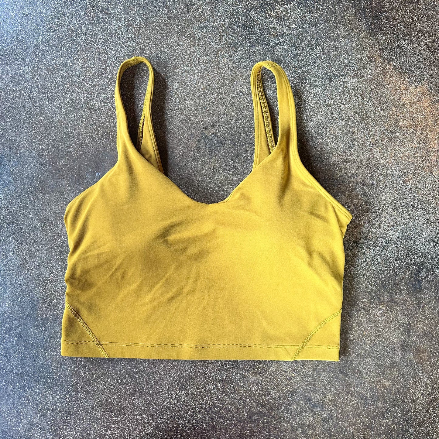 Size 8 Gold Spice Align Tank