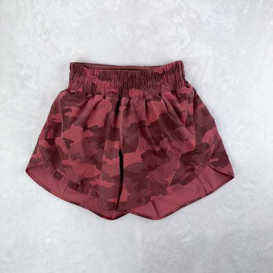 Size 4 Heritage 365 Camo Brier Rose Multi Track That Mid-Rise Short 5”