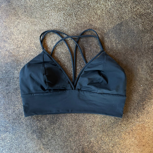 Size 10 Black Pushing Limits Bra