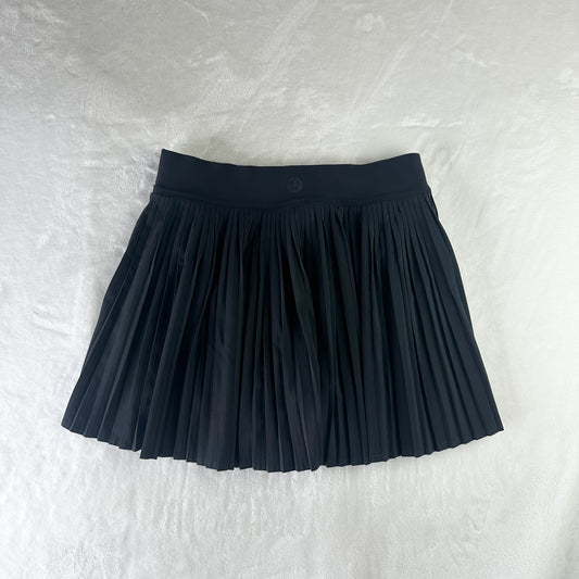 Size 4 Varsity High-Rise Pleated Tennis Skirt