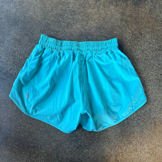 Size 4 Electric Turquoise Hotty Hot Short 4”