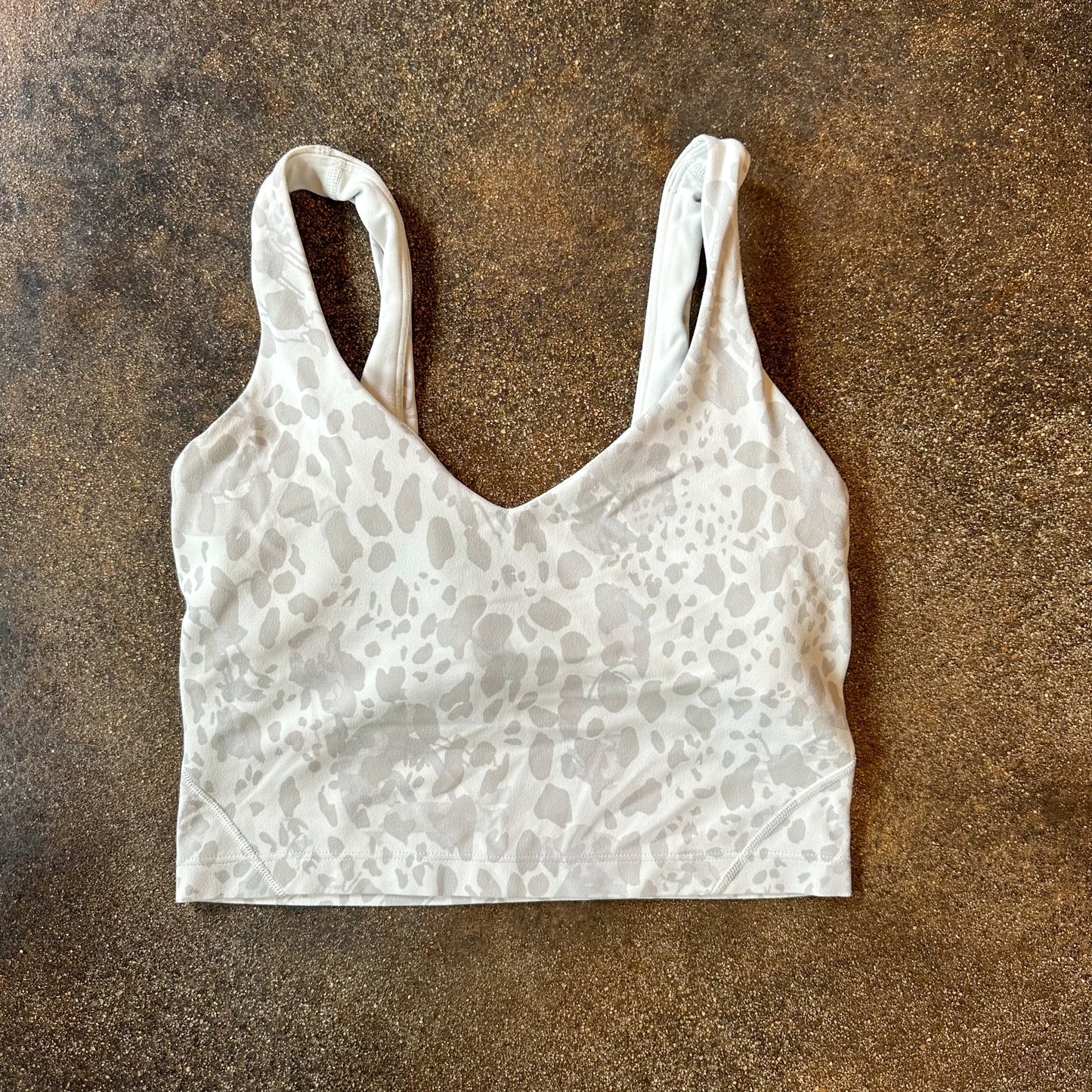 Size 4 Cheetah Camo Antique White Multi Align Tank