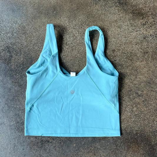 Size 2 Tidal Teal Align Tank