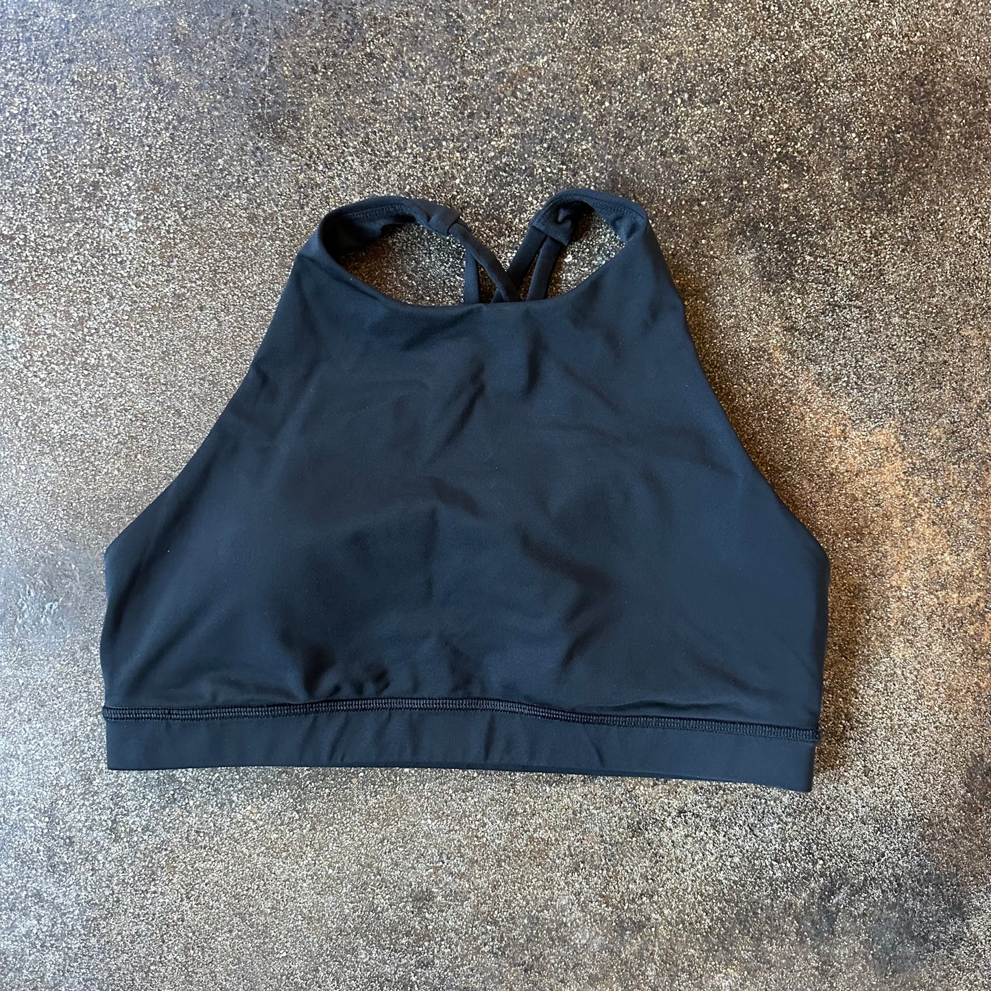 Size 10 Black Energy Bra *High Neck