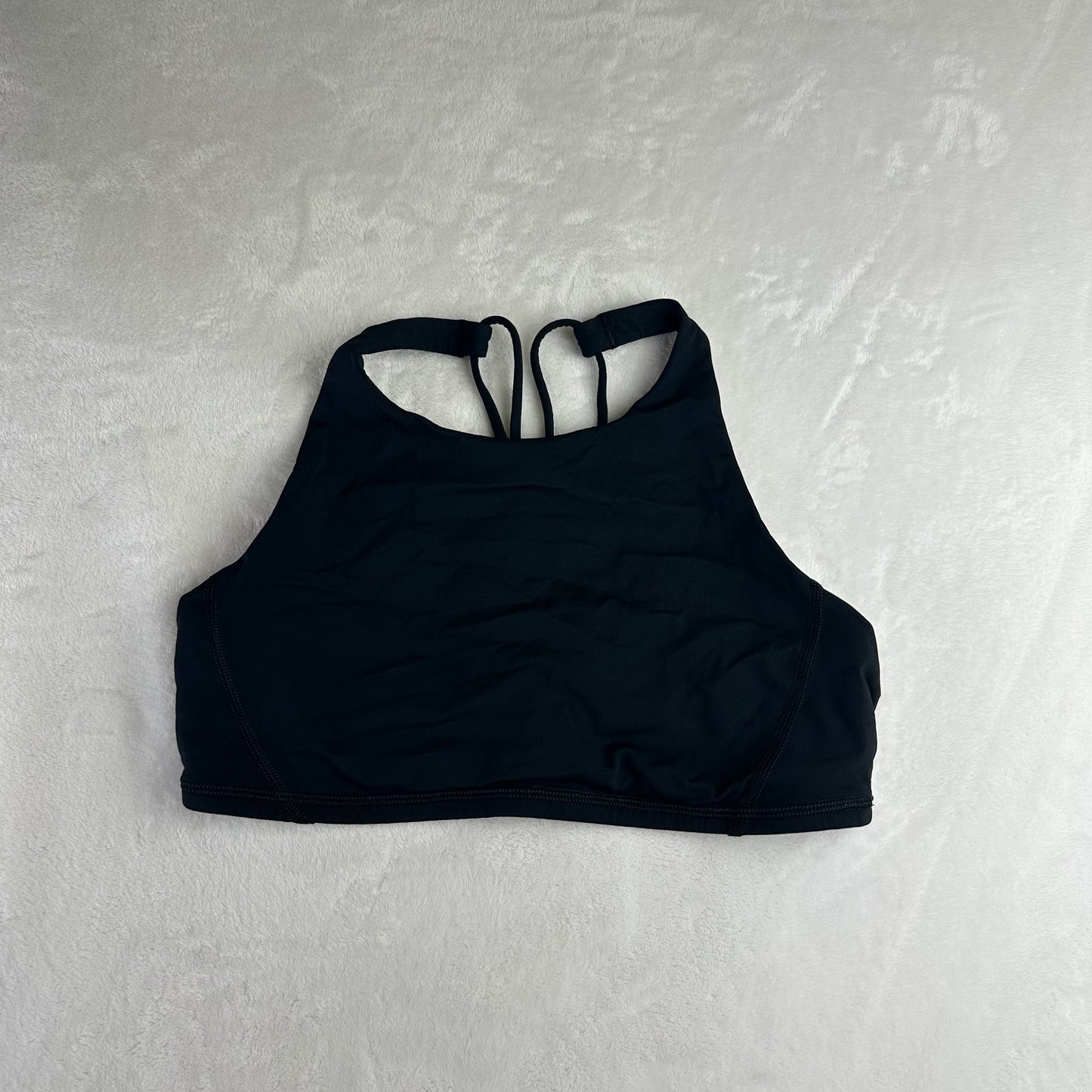 Size 8 Black High-Neck Free To Be Bra