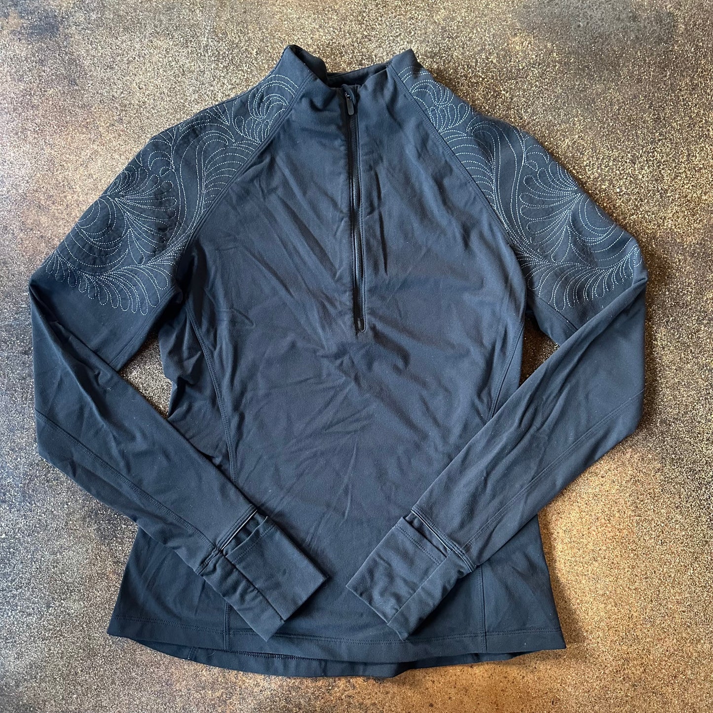 Size 6 Black Toasty Tech 1/2 Zip